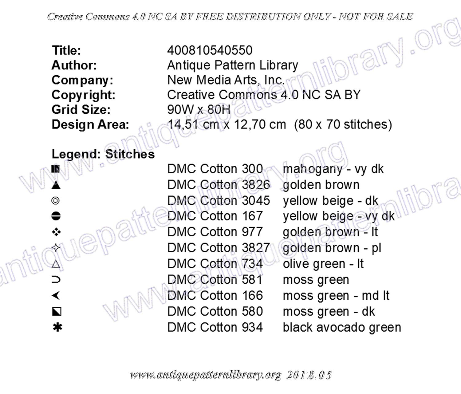 I-WM003 Dog motif 1845