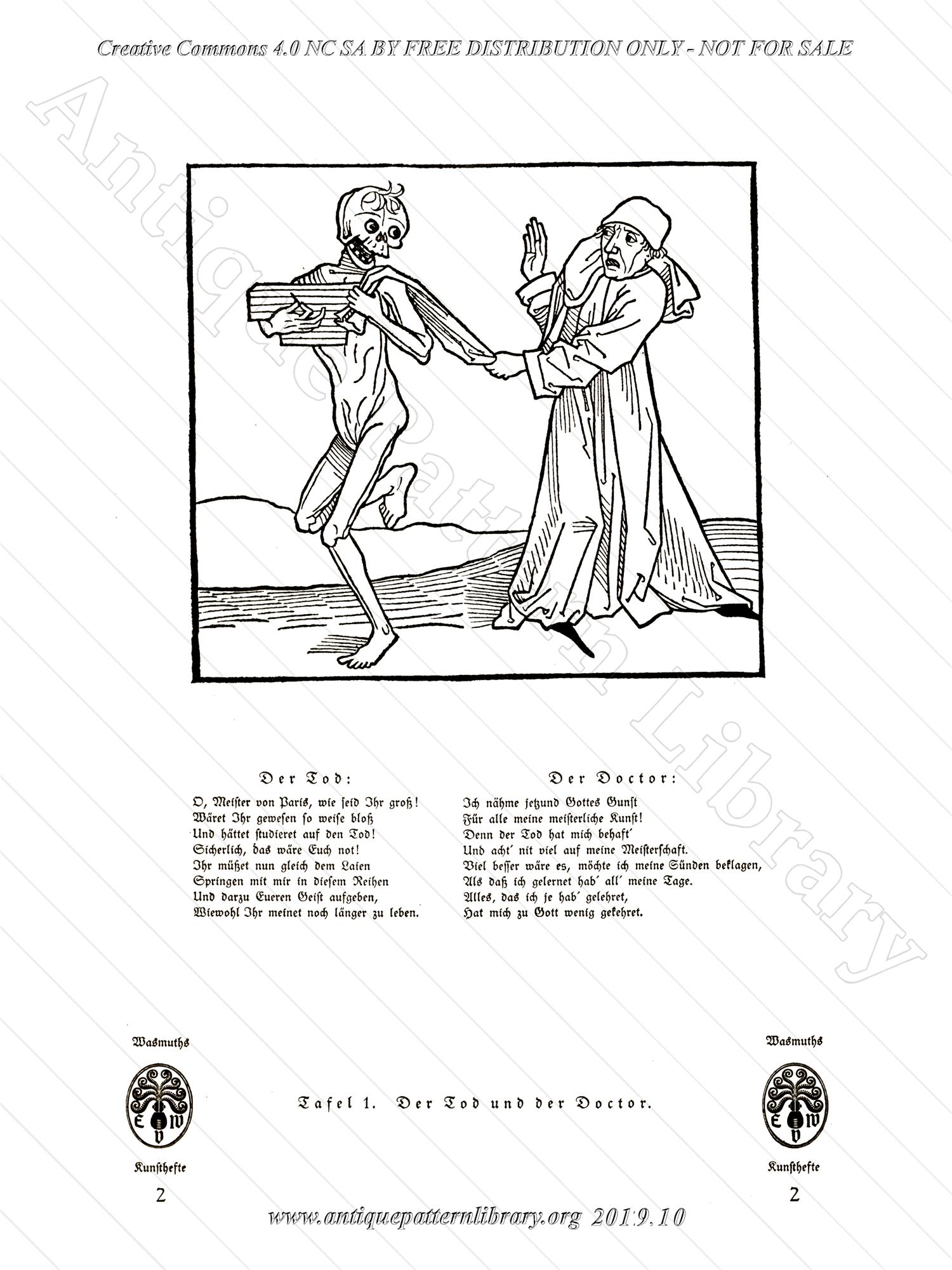 J-FW013 Ein Altdeutscher Totentanz