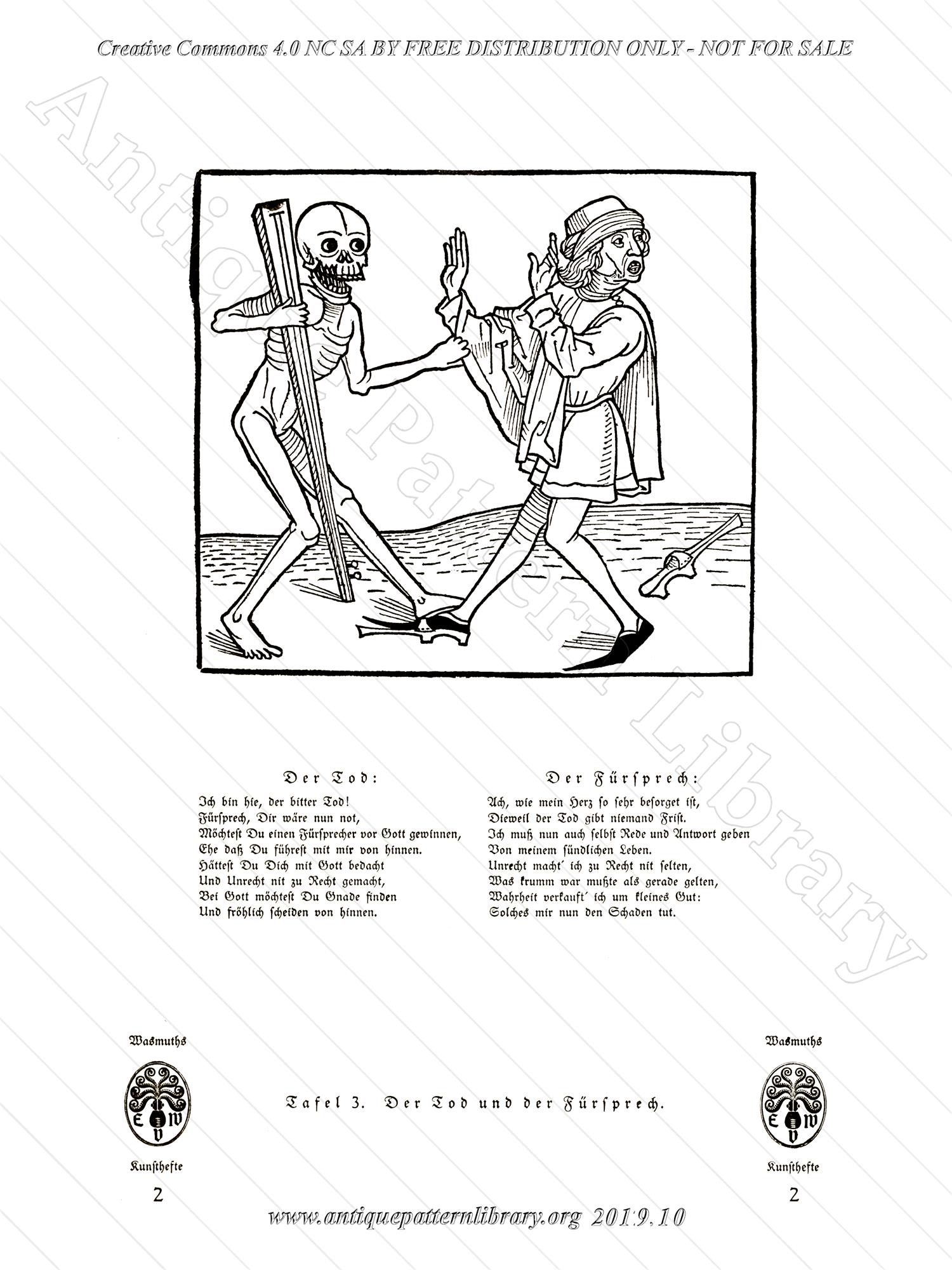 J-FW013 Ein Altdeutscher Totentanz