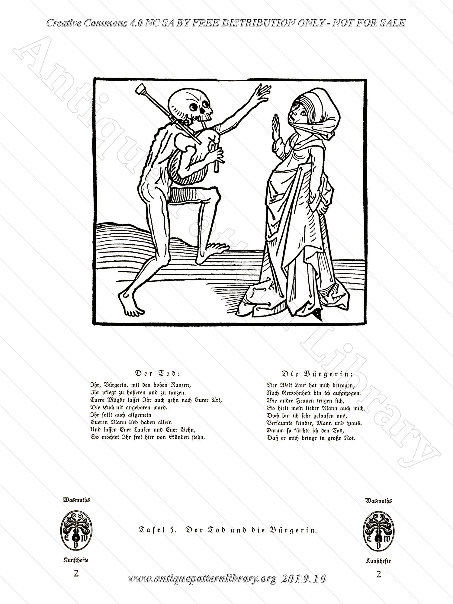 J-FW013 Ein Altdeutscher Totentanz