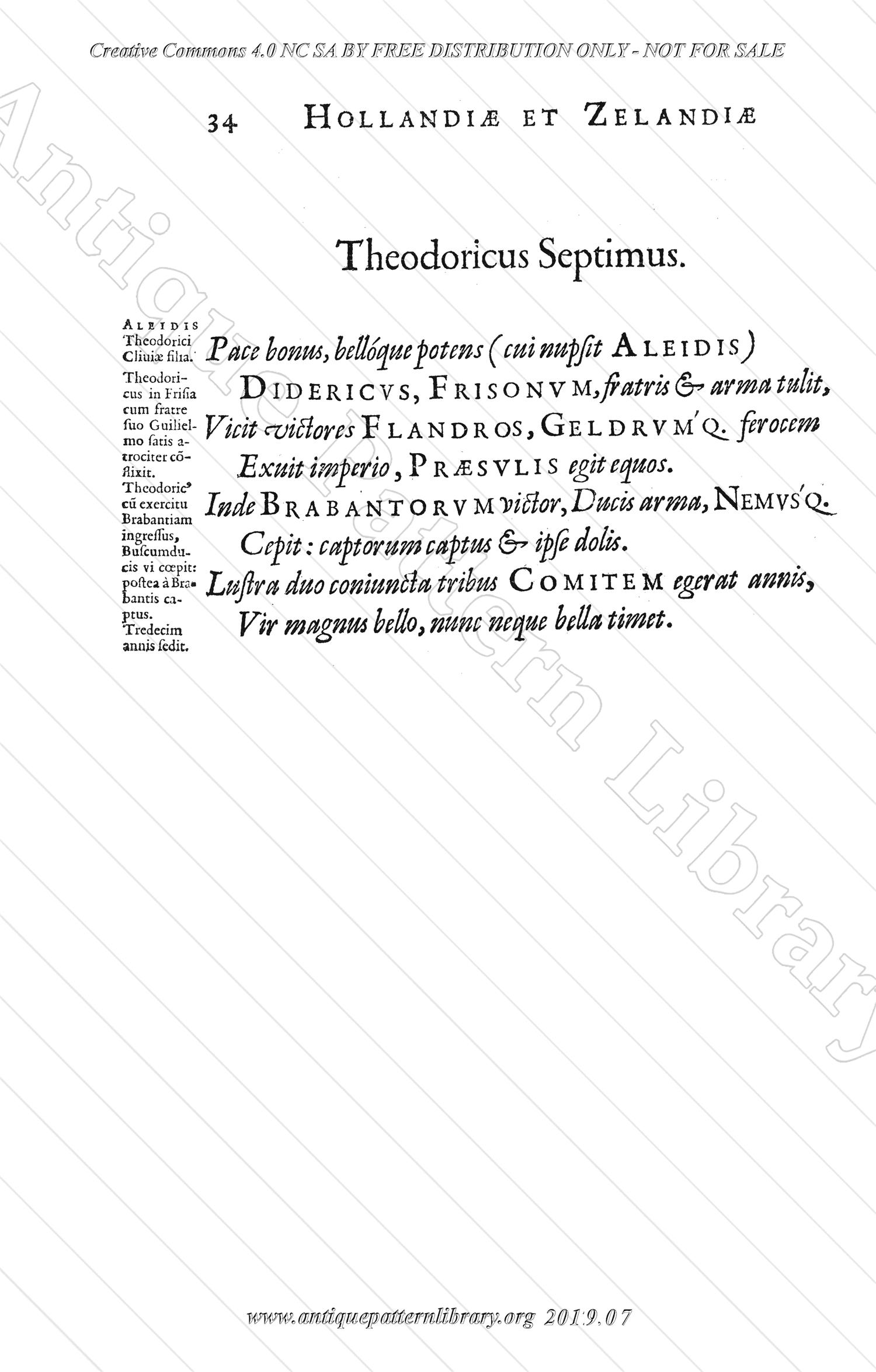 J-PG002 Principes Hollandaie et Zalancaie, Domini Frisiae.