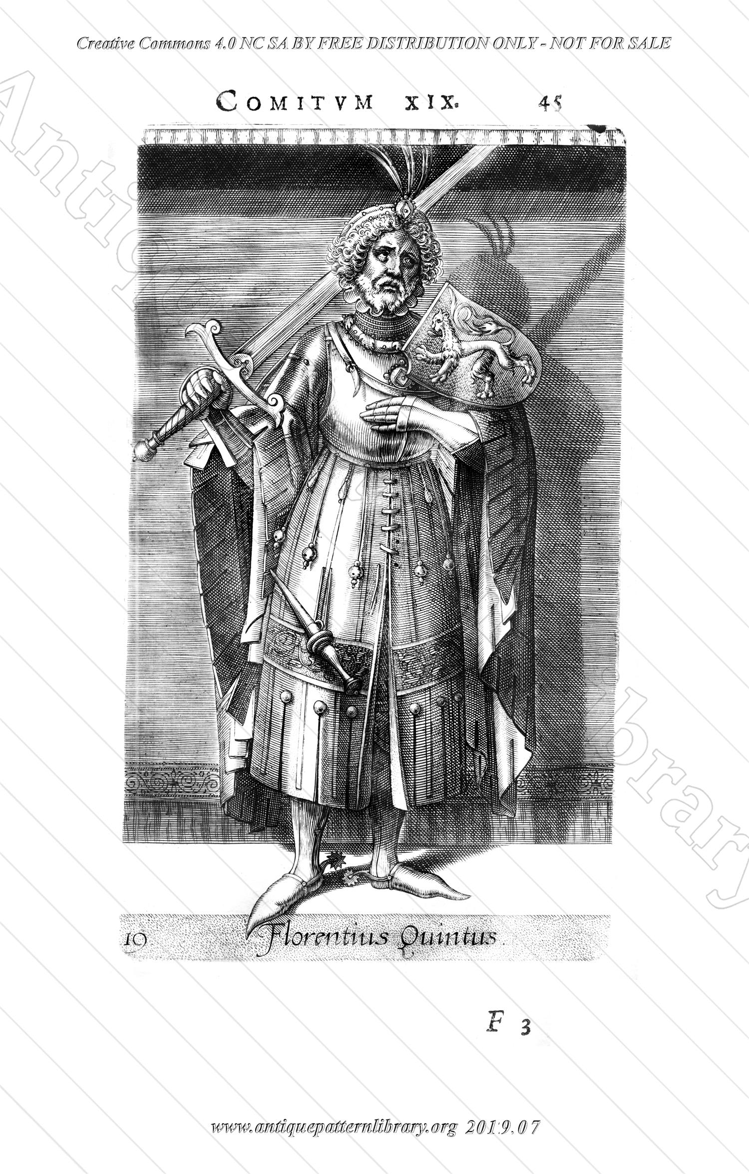J-PG002 Principes Hollandaie et Zalancaie, Domini Frisiae.