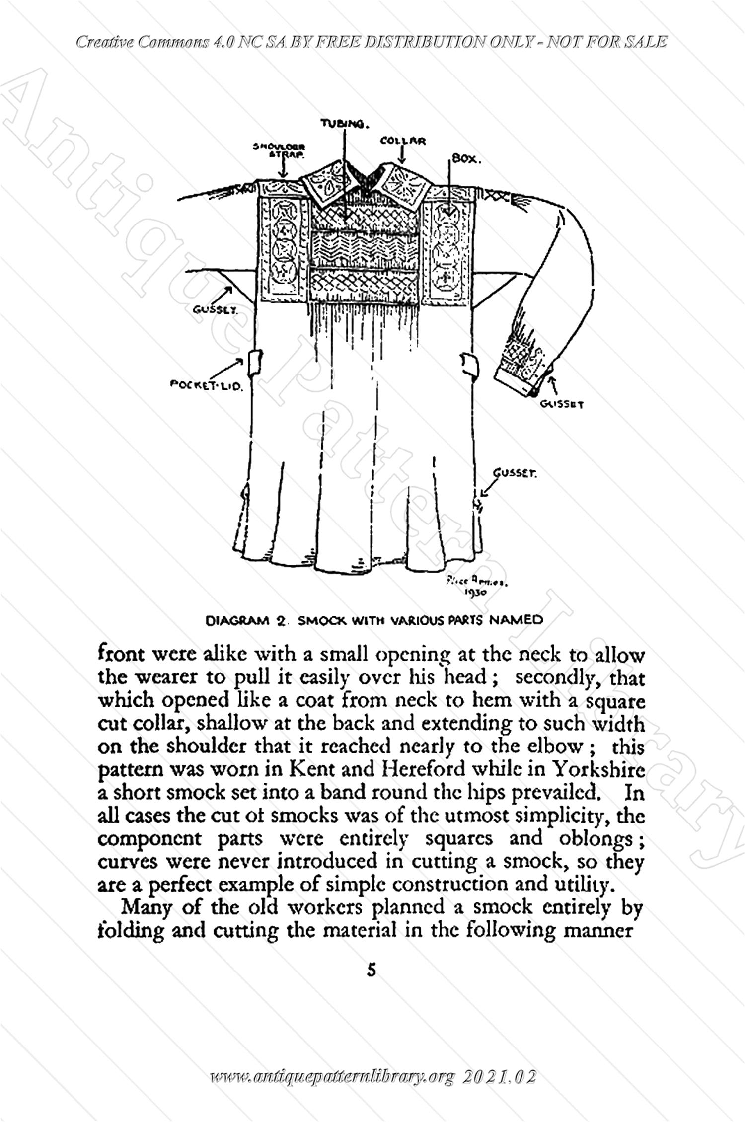 K-HW004 English Smocks