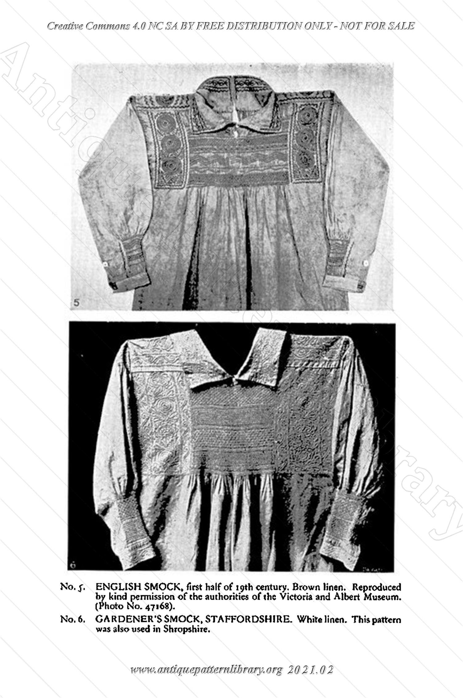 K-HW004 English Smocks