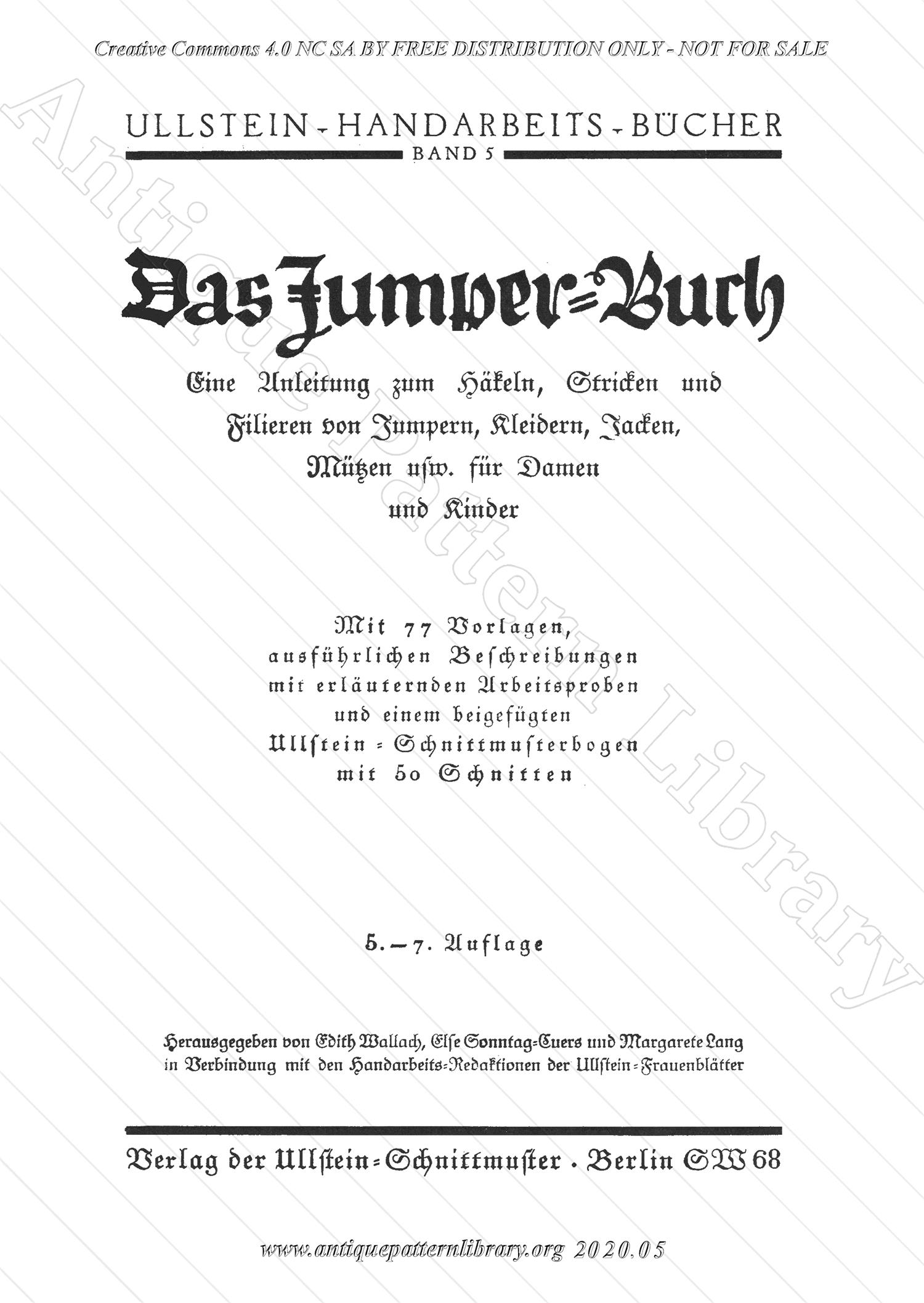 K-SB002 Das Jumperbuch