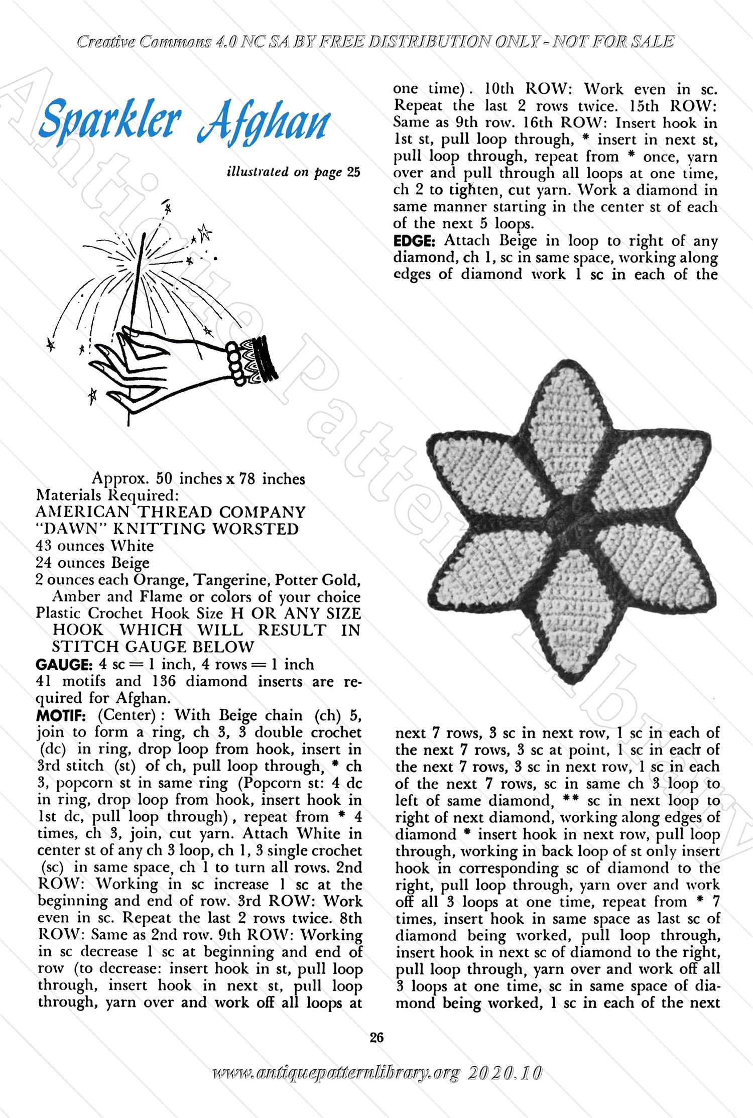 K-SB003 Afghans, Crocheted & Knitted