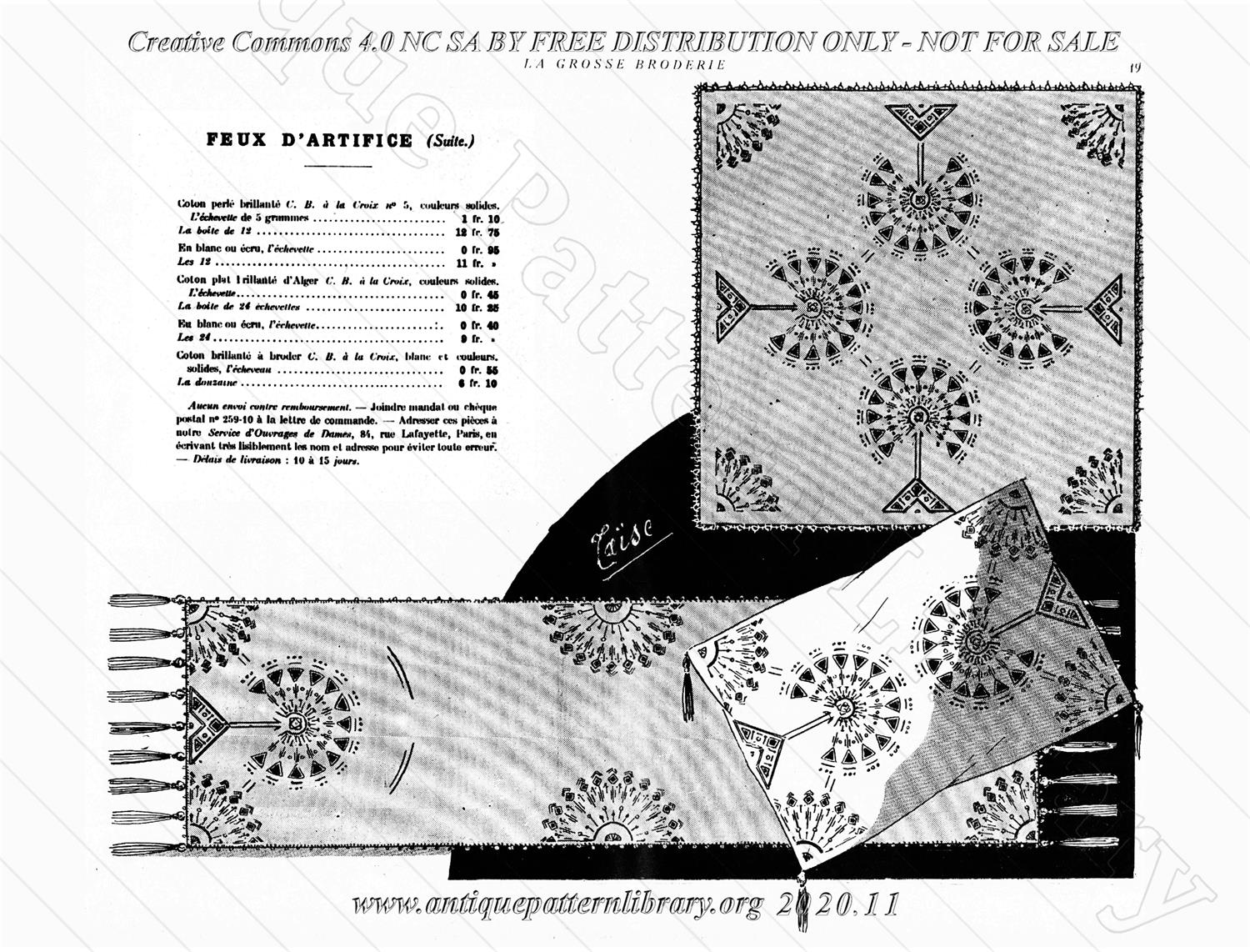 K-WK001 La Grosse Broderie