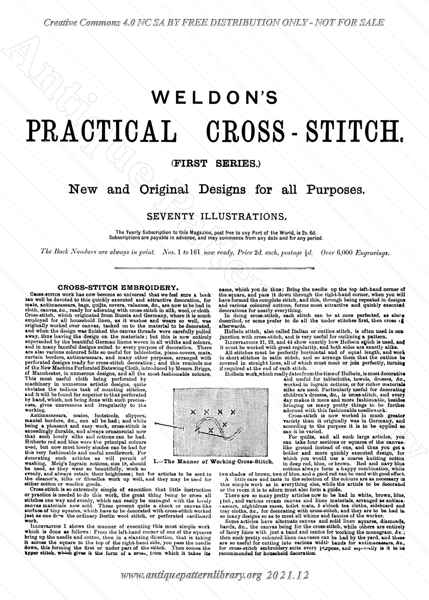 K-WK002 Practical Cross-Stitch