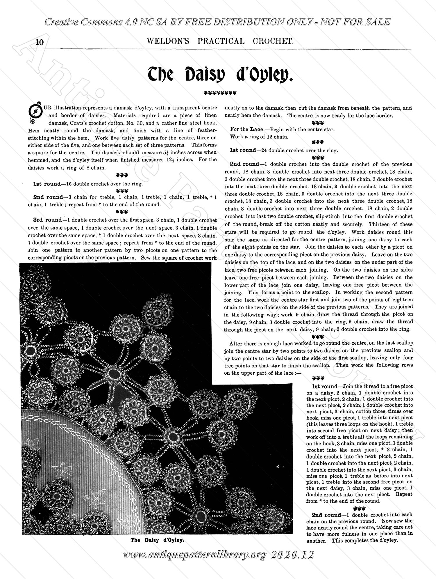 K-WK013 Weldon's Practical Crochet, Sixtieth Series