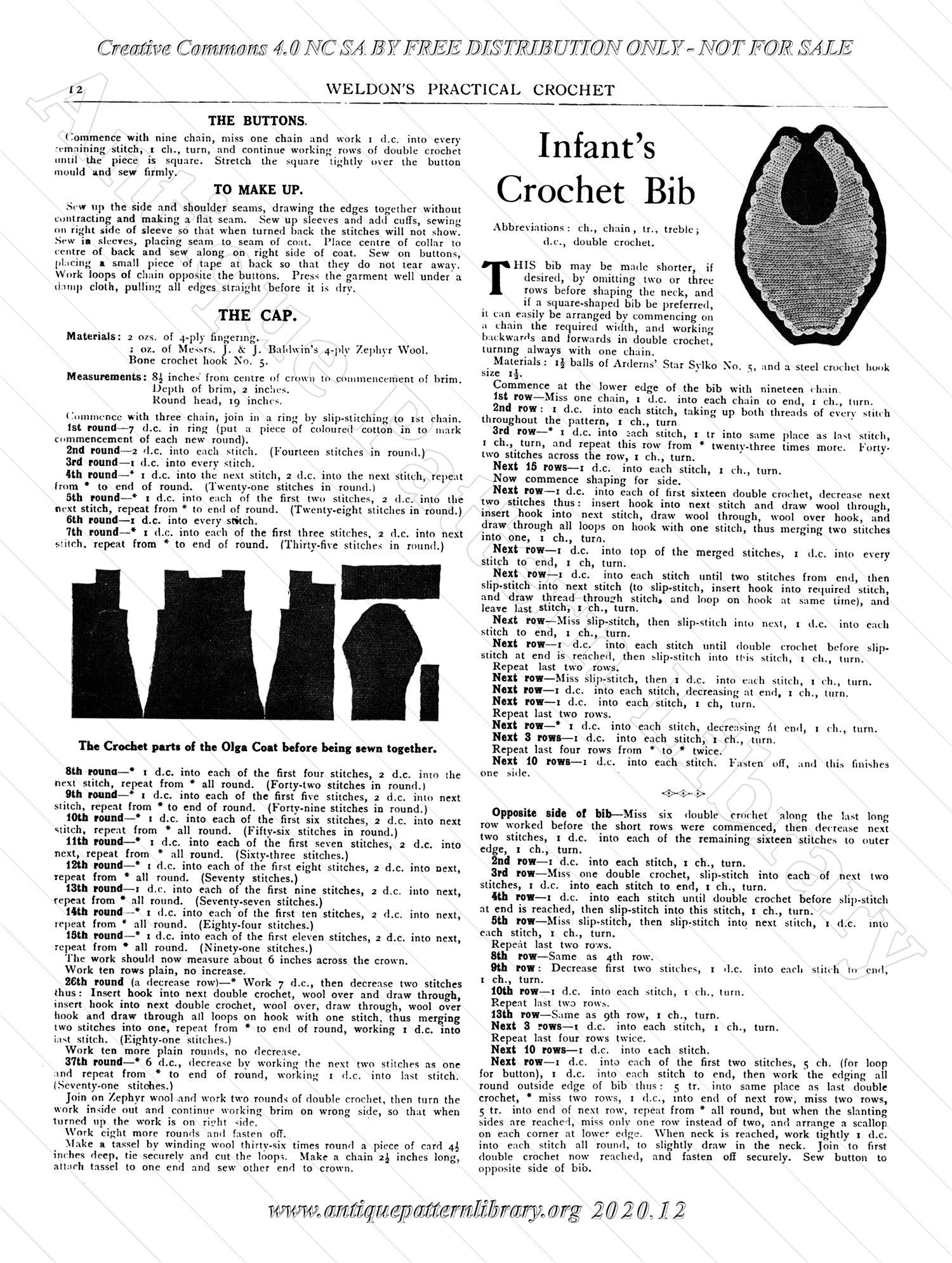 K-WK015 Weldon's Practical Crochet, 194th Series
