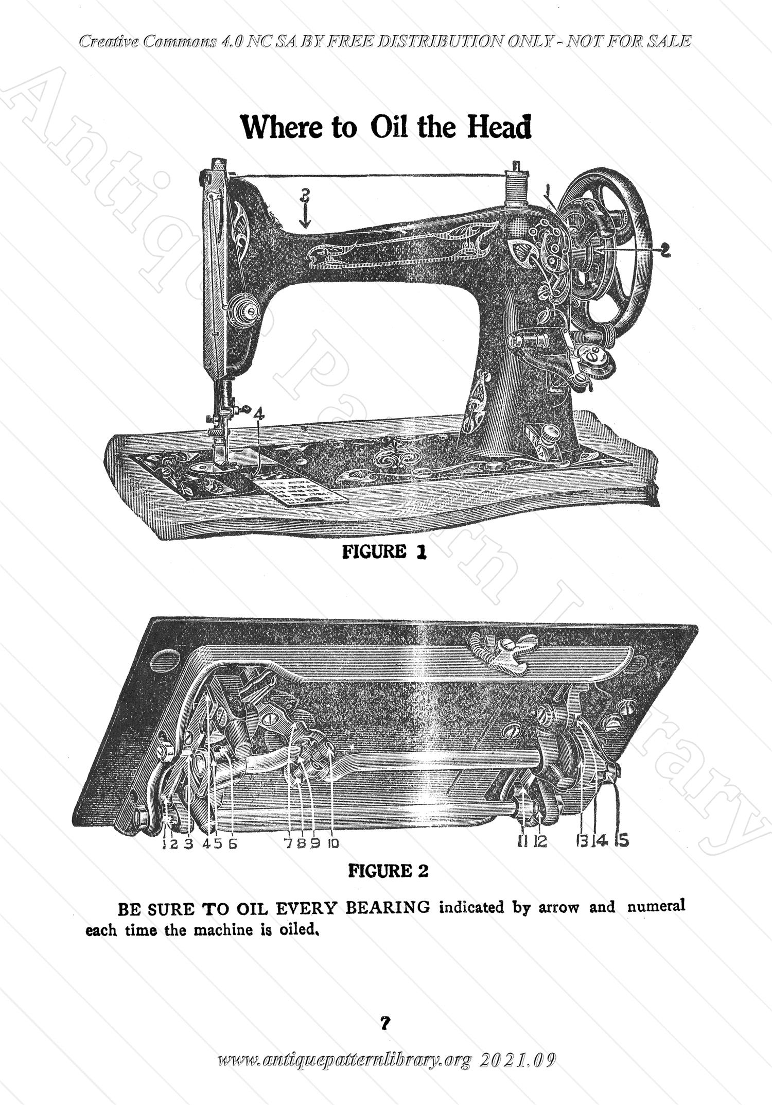 L-VS001 Bruce Sewing Machine Manual