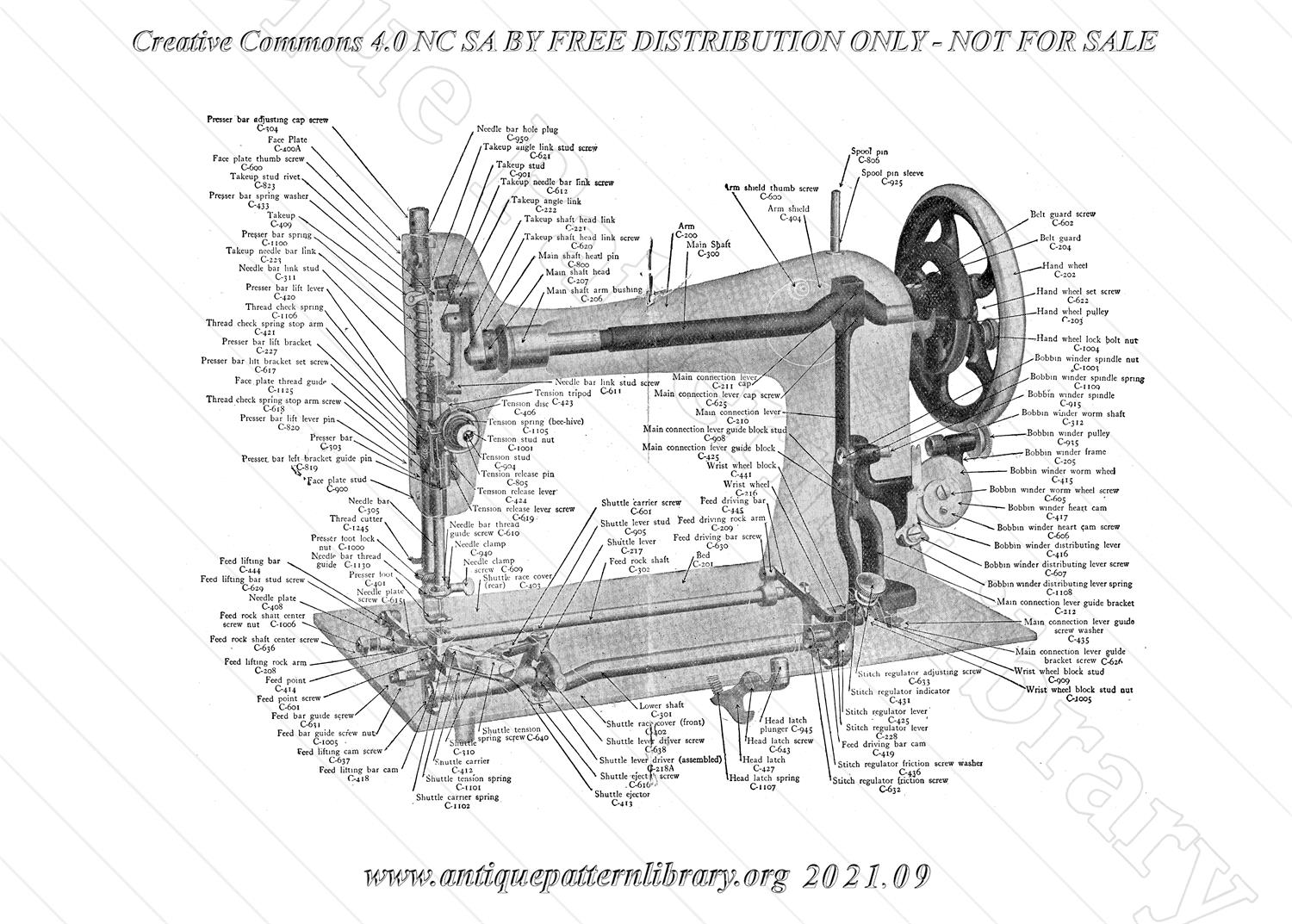 L-VS001 Bruce Sewing Machine Manual