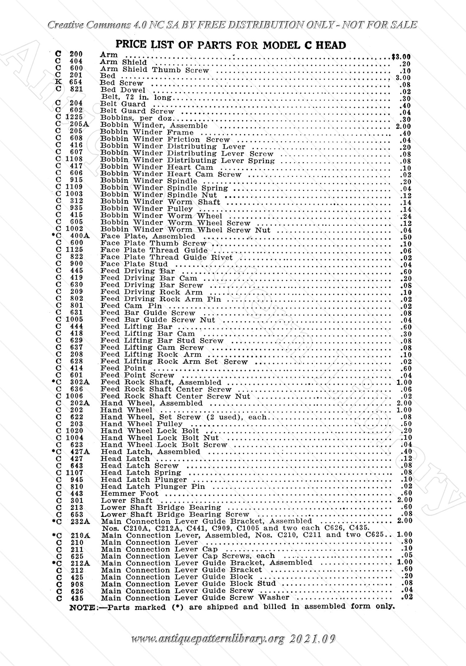 L-VS001 Bruce Sewing Machine Manual