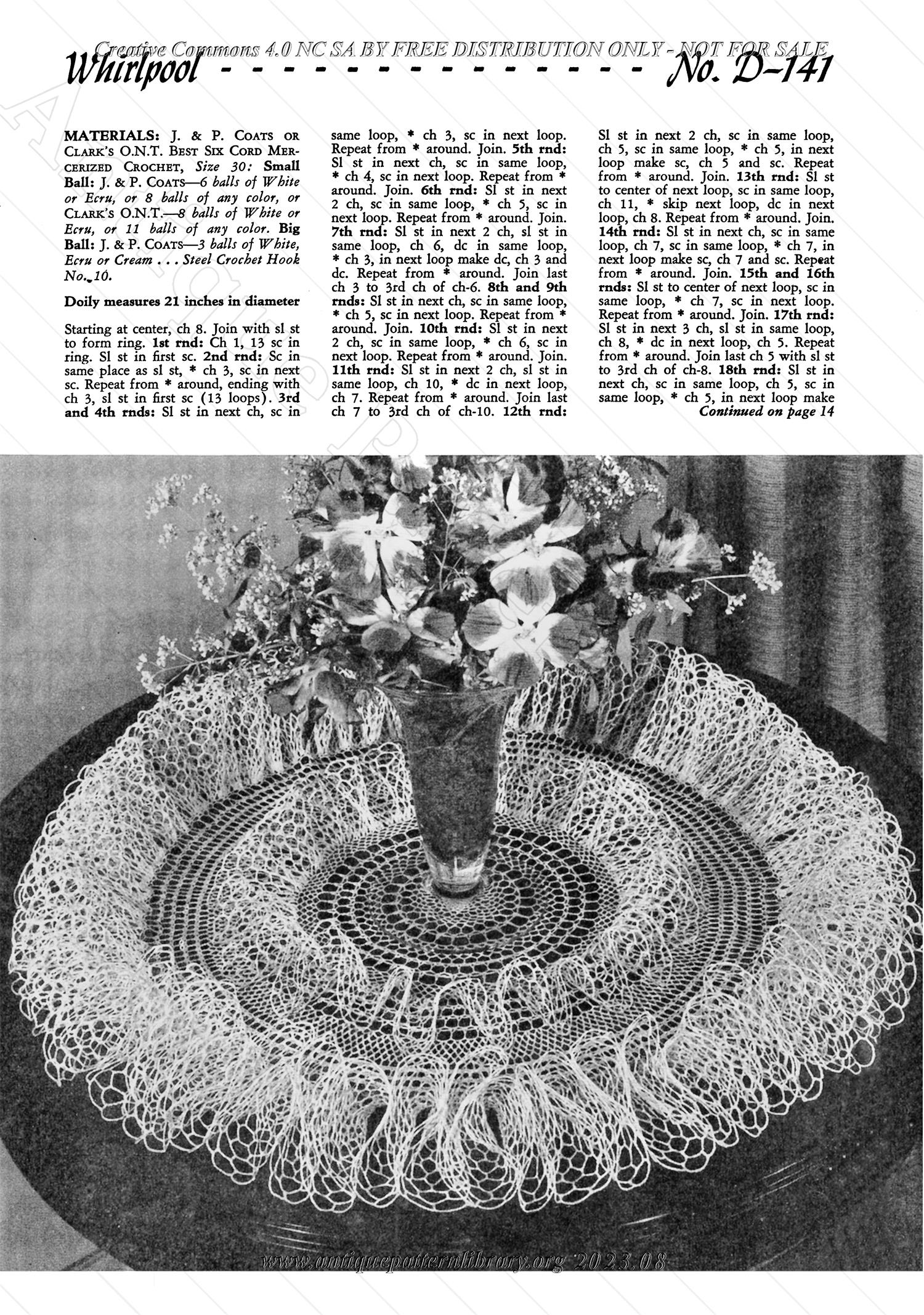 M-CB003 Ruffled Doilies