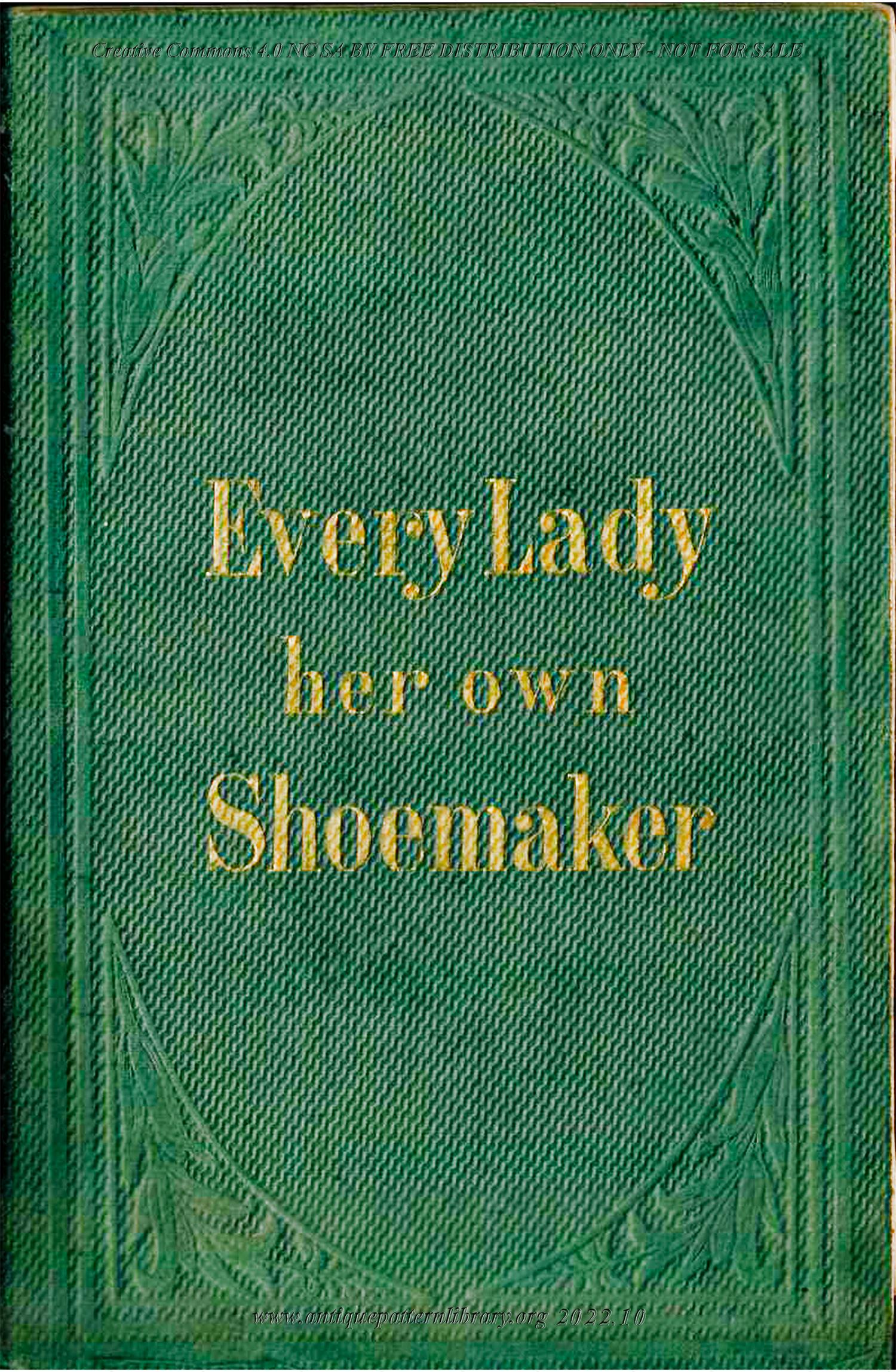 M-HL001 Every Lady Her Own Shoemaker