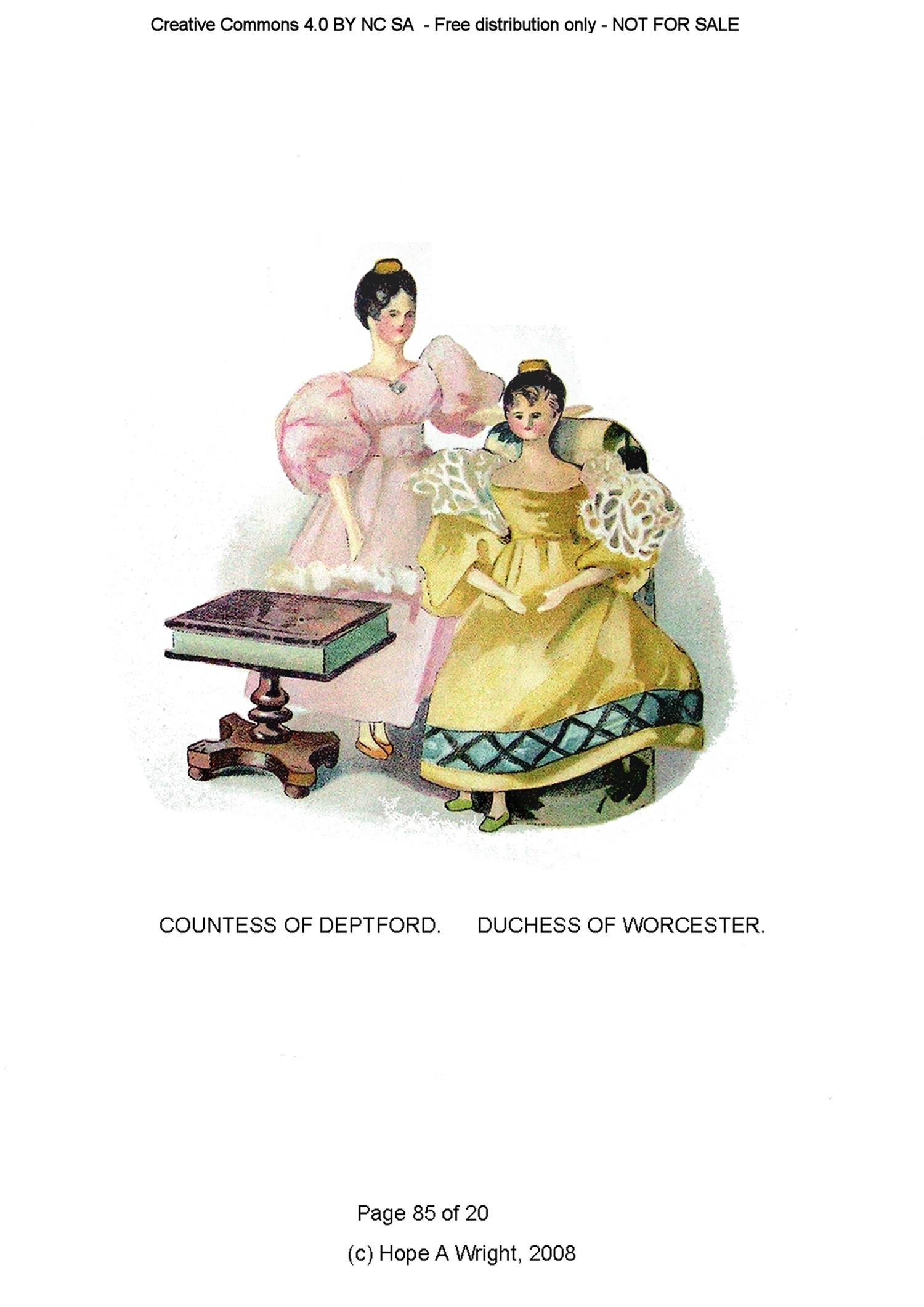 M-HW004 Queen Victoria's Dolls