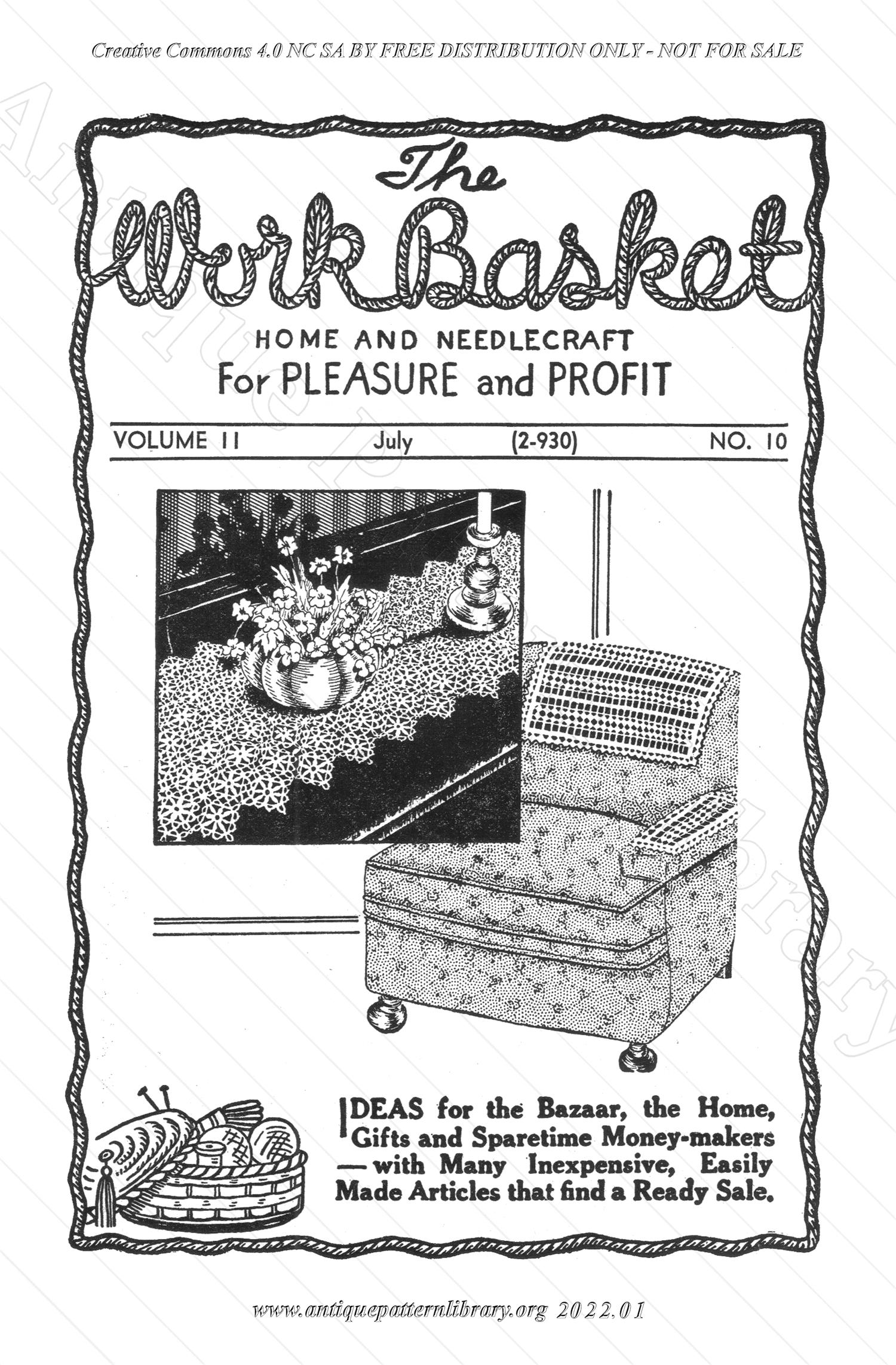 M-SB001 The Workbasket, Volume 11 No. 10 - July 1946