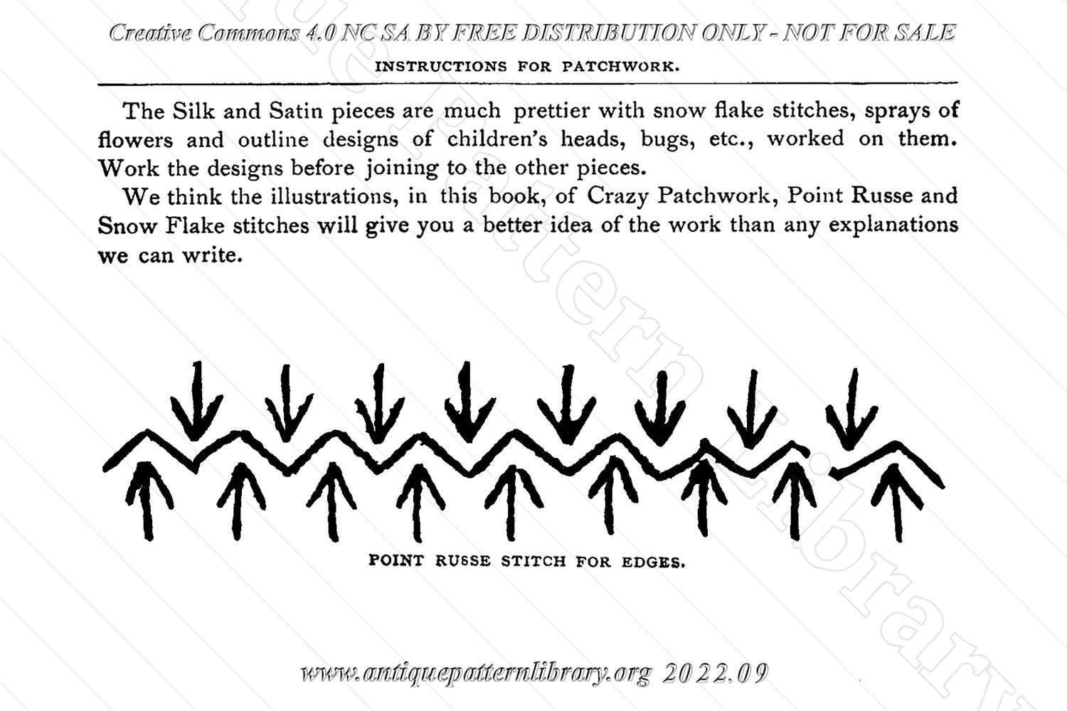 M-SB004 Instructions for Patchwork