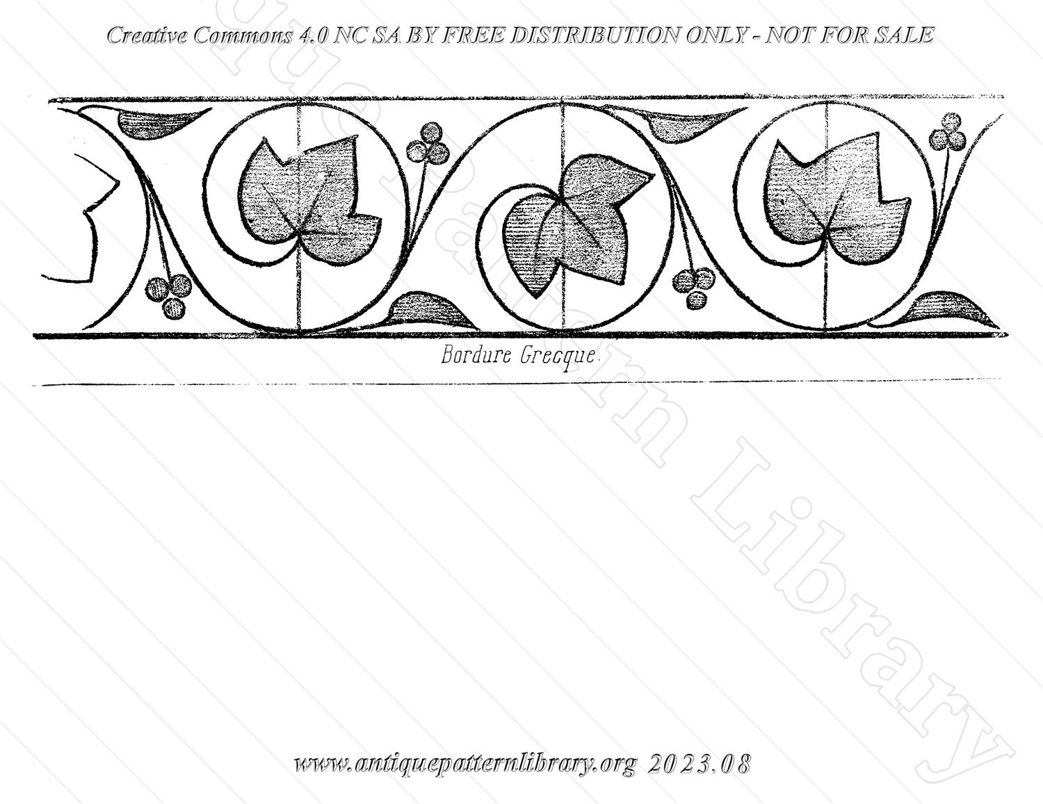 N-YS005 Cahiers d'Enseignement Pratique du Dessin d'Ornement - Cahier No. 5