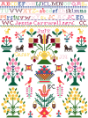 Q-JE004 1876 Jessie Carswell sampler Q-JE004 1876 Jessie Carswell sampler