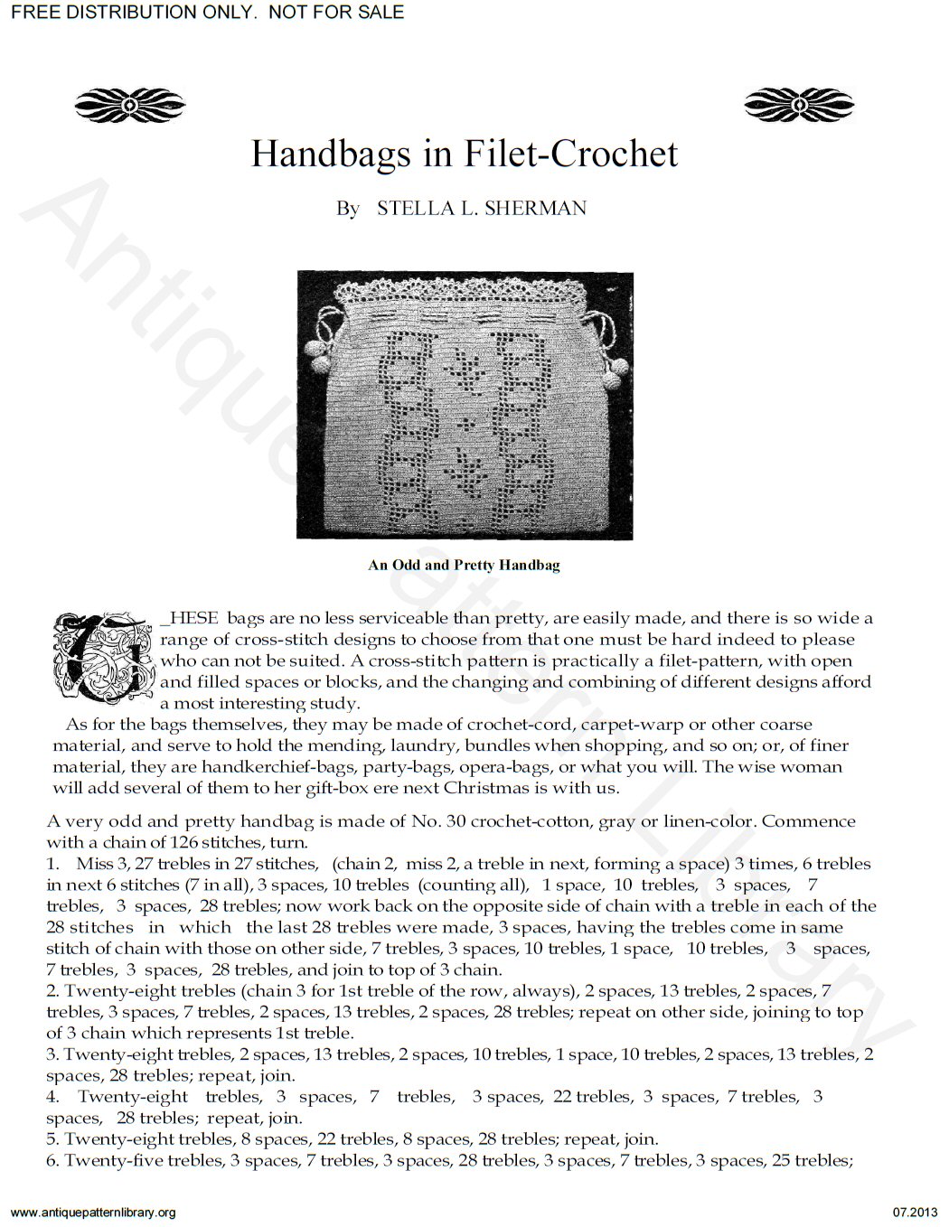 6-AK027 Handbags in Filet Crochet