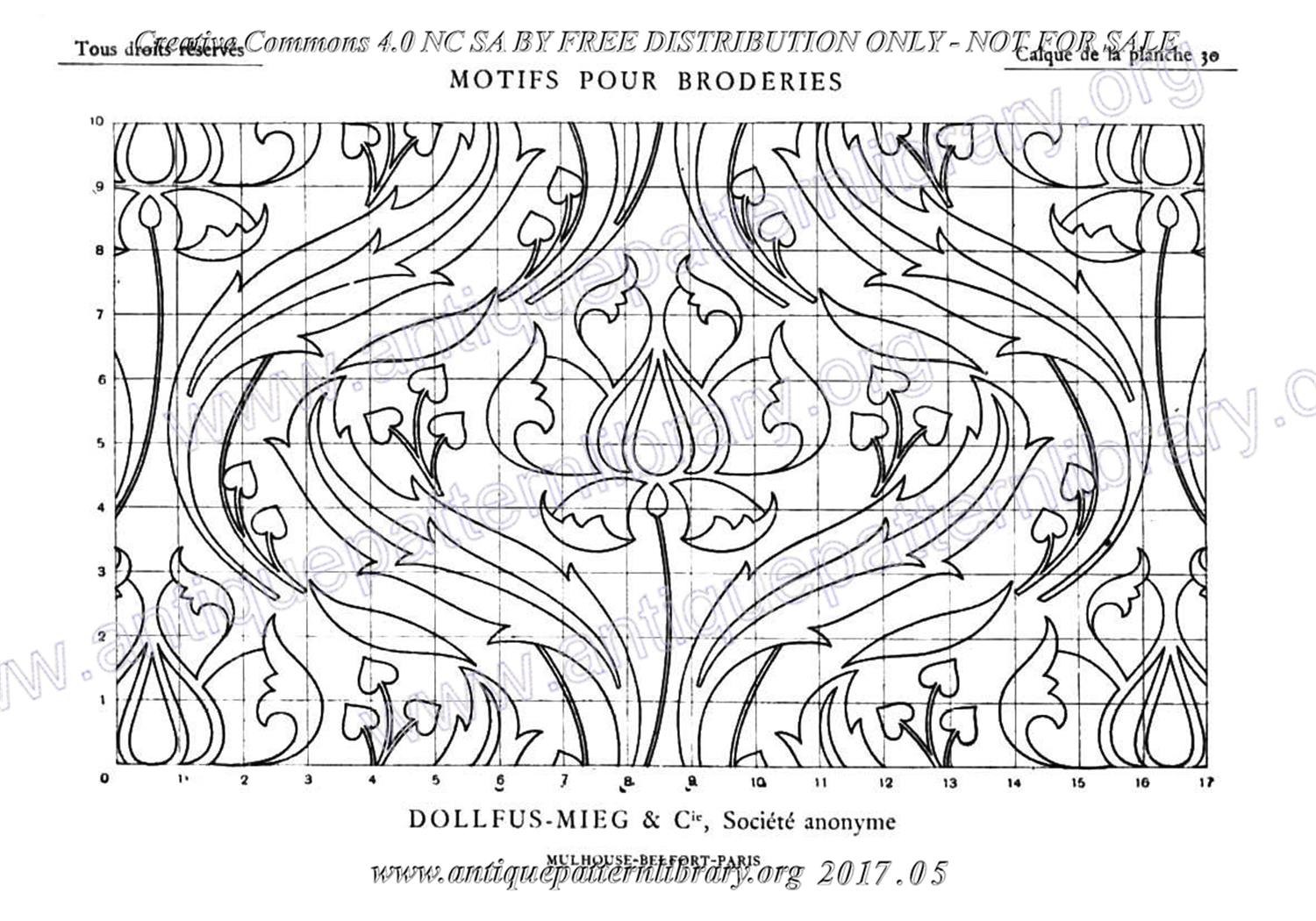 6-DA015 D.M.C. Motifs pour Broderies