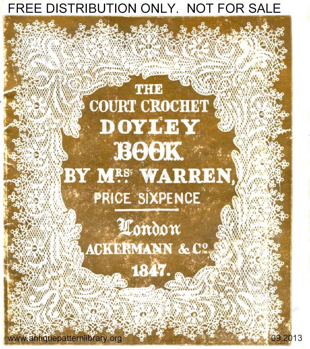 6-JA015 The Court Crochet Doyley Book