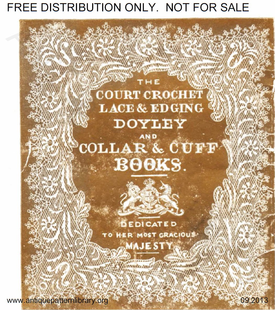 6-JA015 The Court Crochet Doyley Book