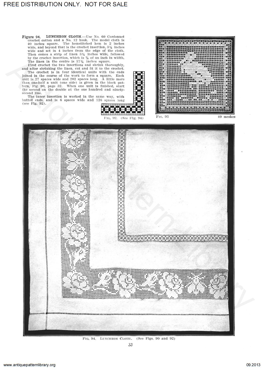 6-JA018 The Priscilla Filet Crochet Book No. 2