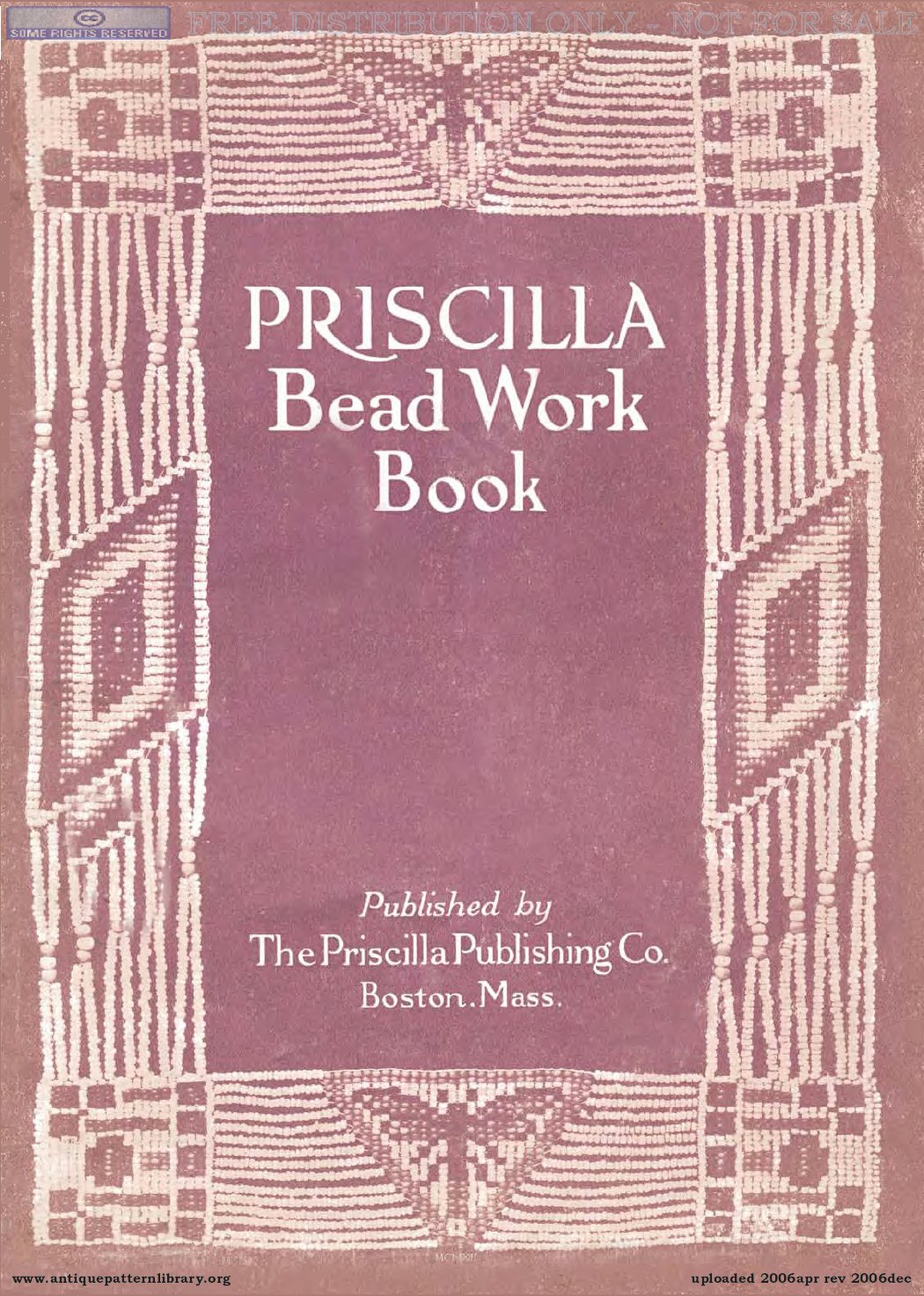 6-JA020 Priscilla Bead Work Book,