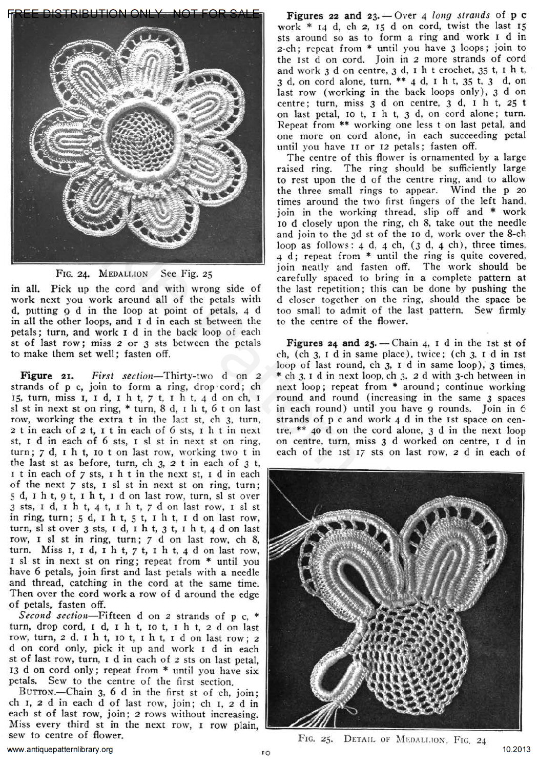 6-JA025 Priscilla Irish Crochet Book No. 2,