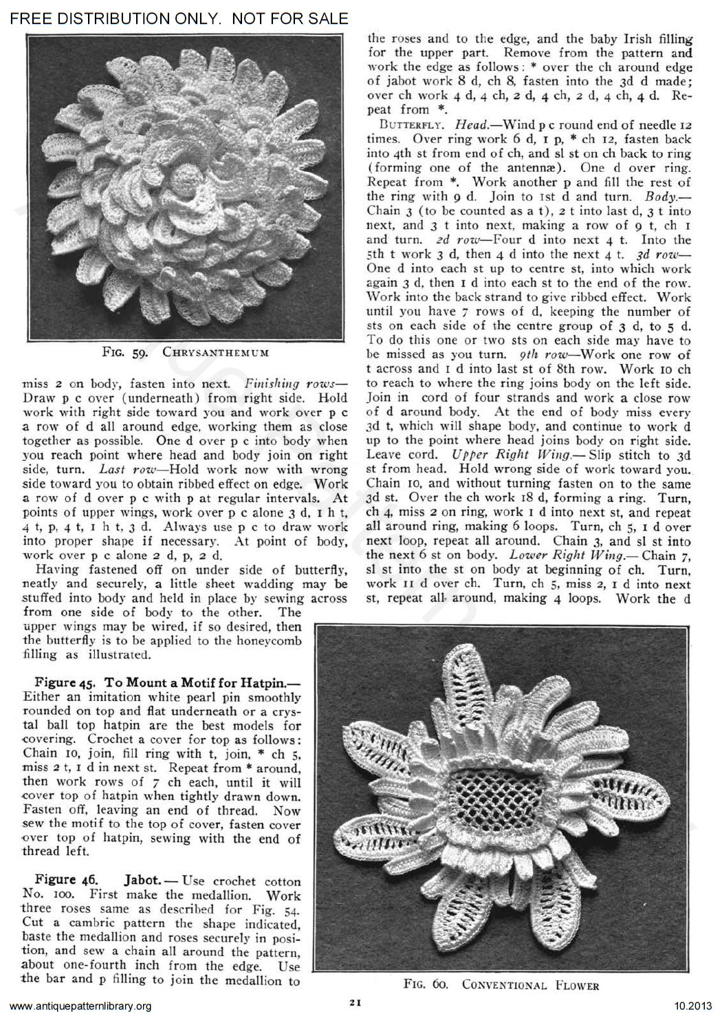 6-JA025 Priscilla Irish Crochet Book No. 2,