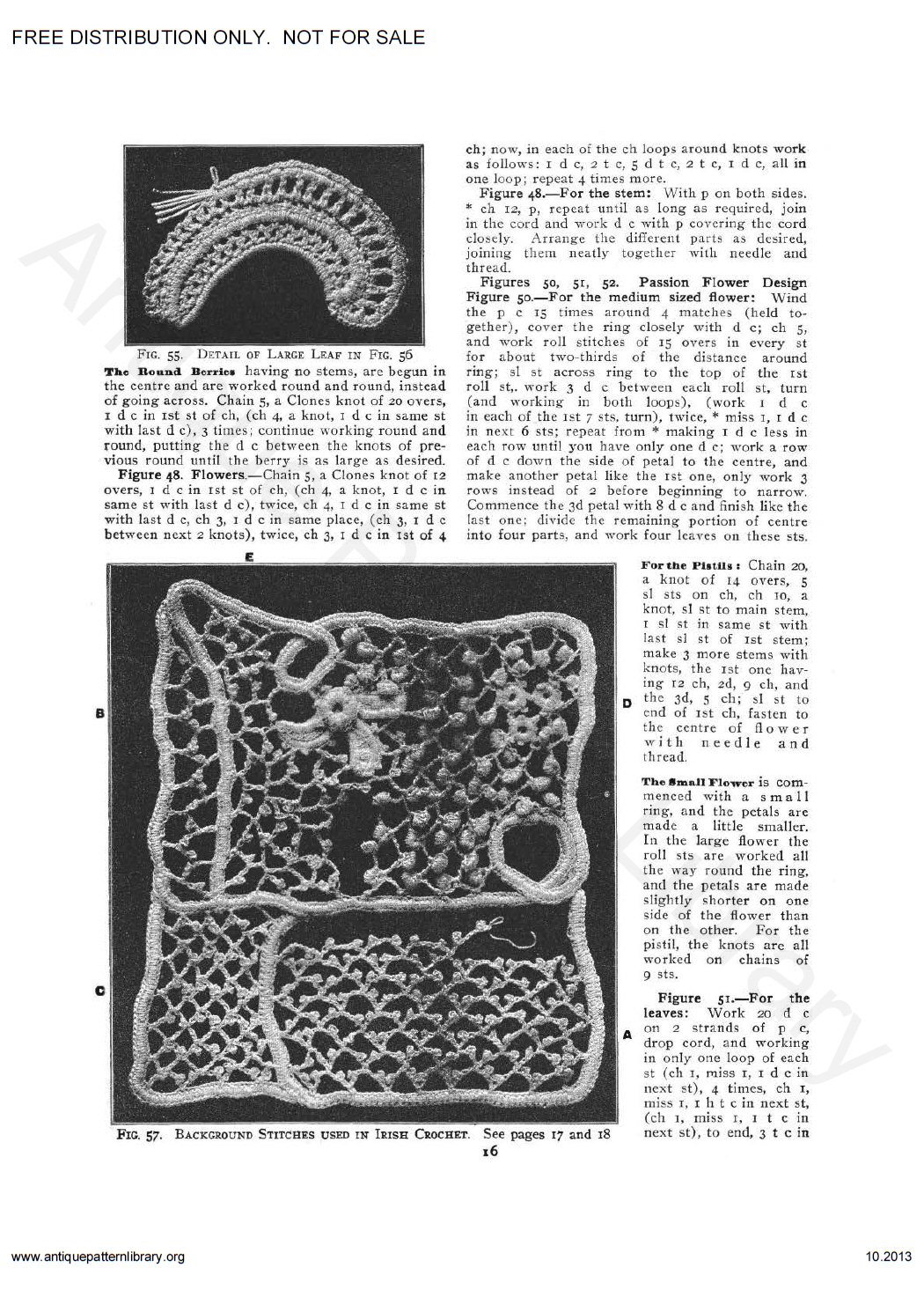 6-JA034 Priscilla Irish Crochet Book