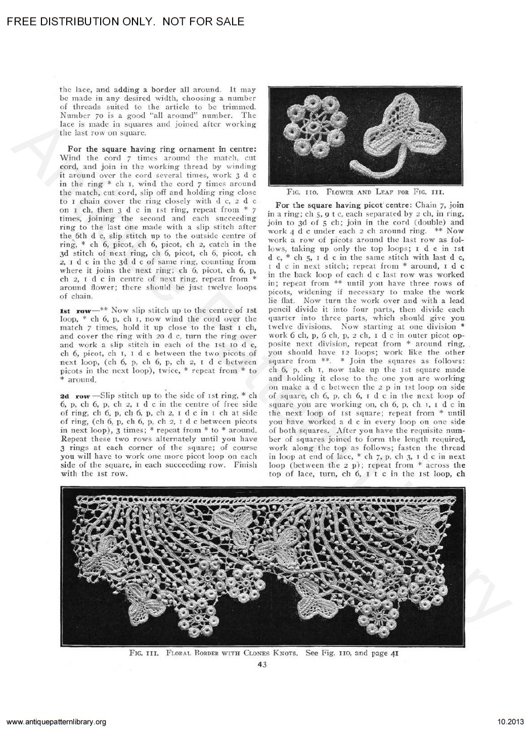 6-JA034 Priscilla Irish Crochet Book