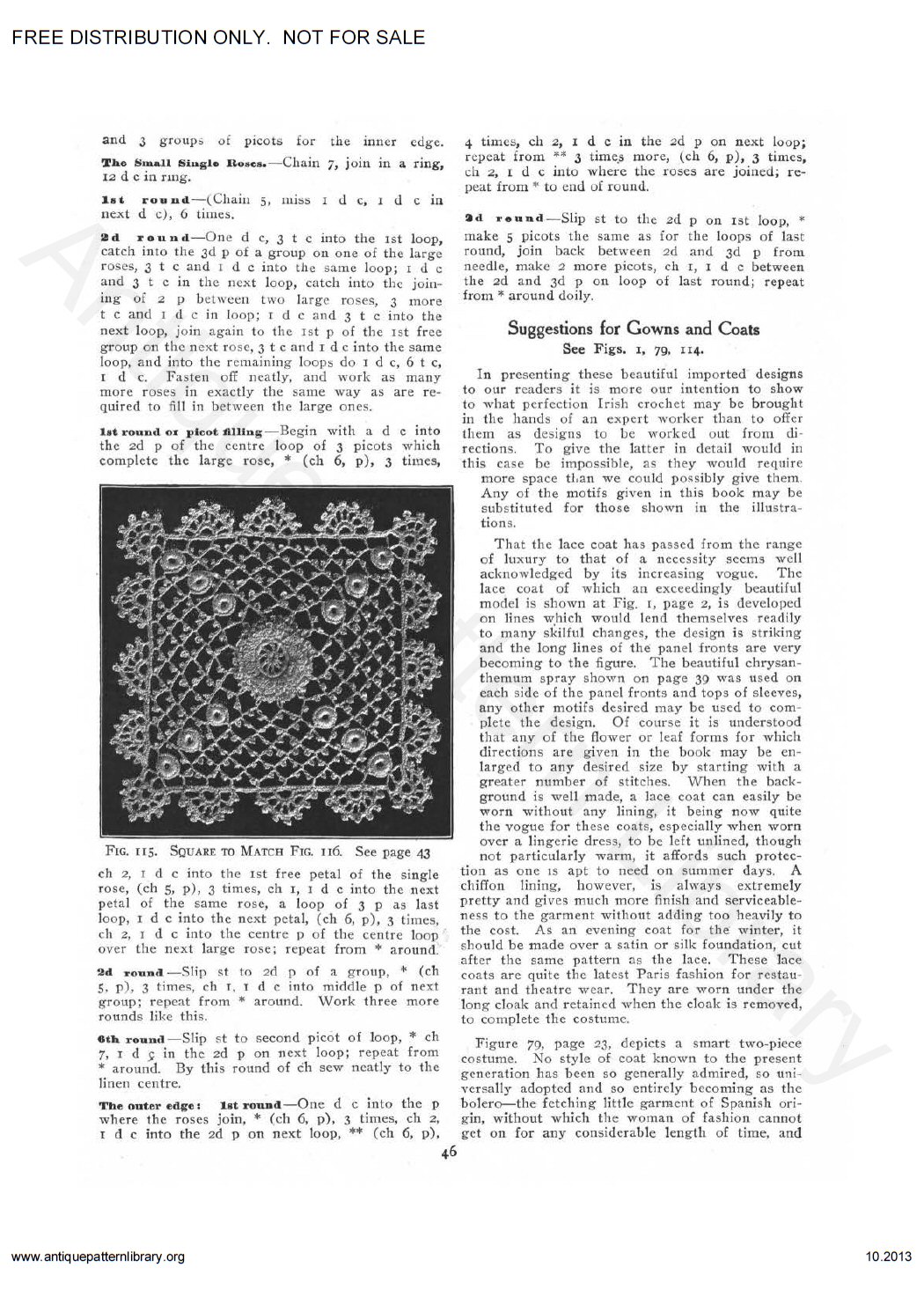 6-JA034 Priscilla Irish Crochet Book