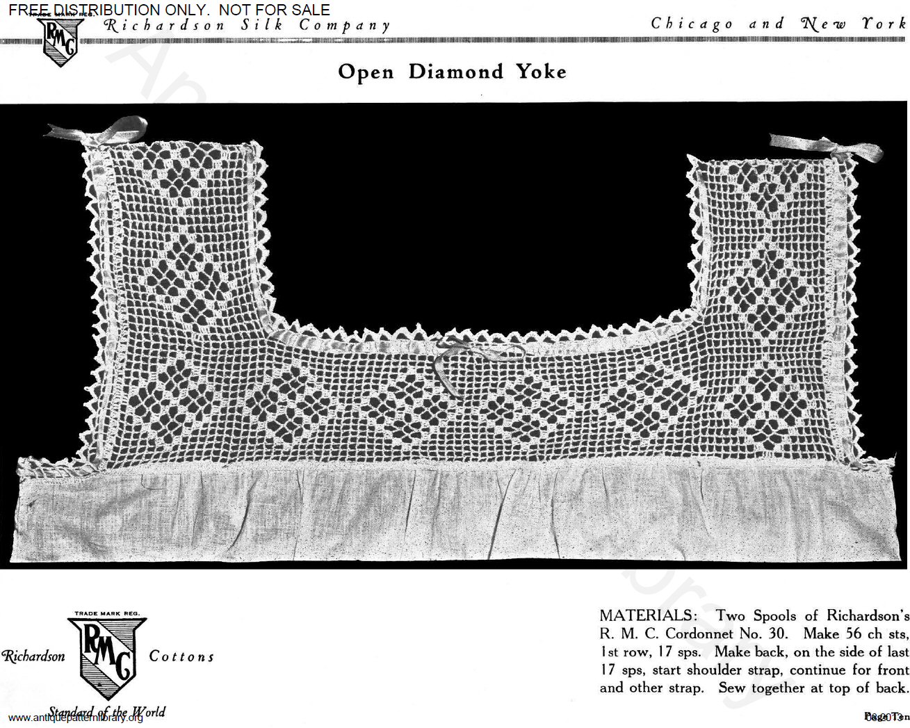 6-TA002 Richardson's Crochet Yokes