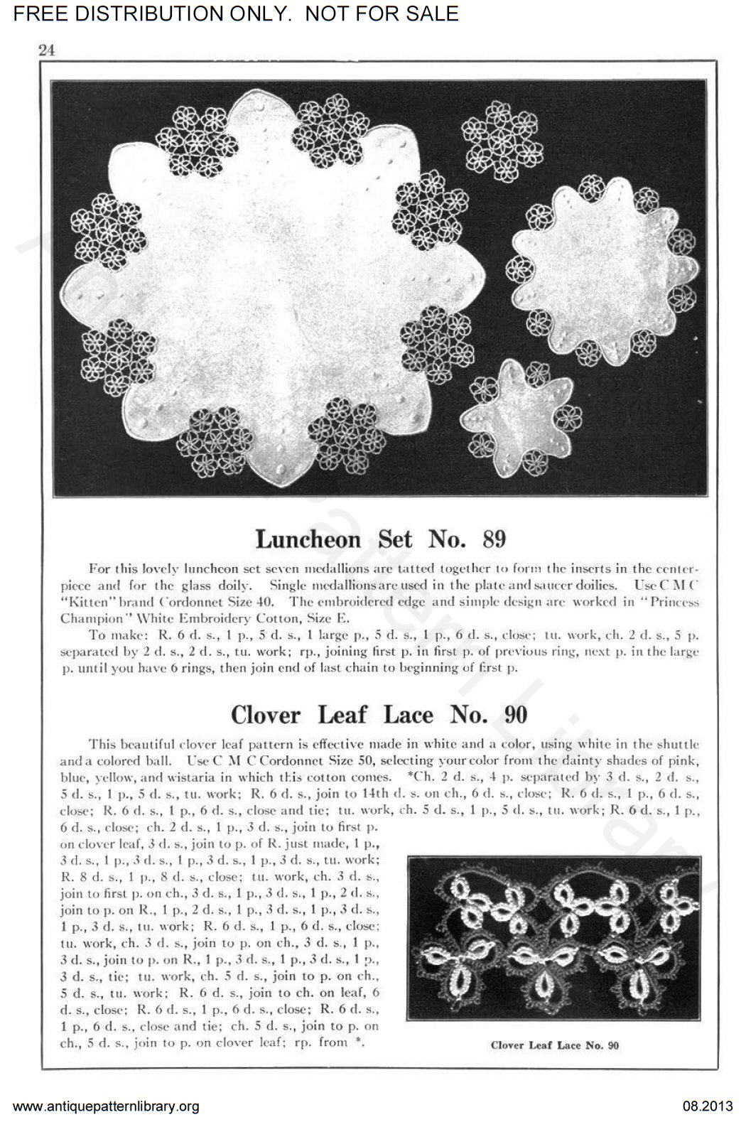 6-TA007 Corticelli Lessons in Tatting