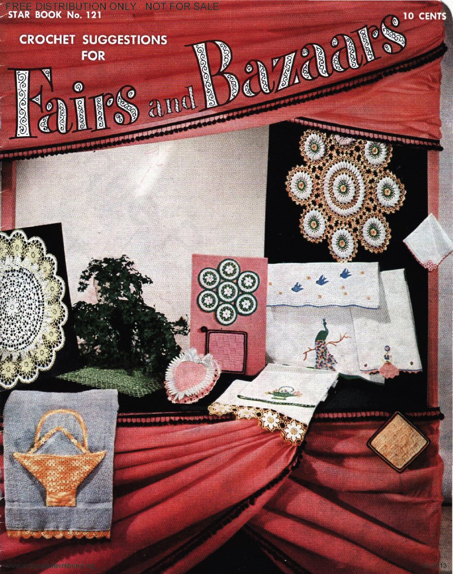 6-TA017 Star Book 121 Crochet Suggestions for Fairs and Bazaars