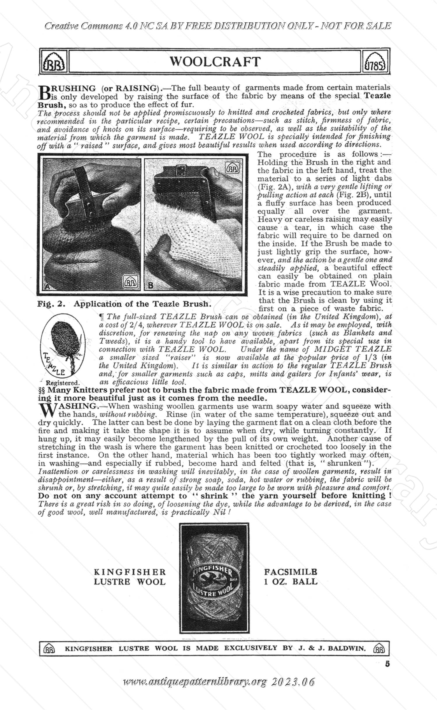 7-EN001 Beehive Knitting Booklets No. 9 Woolcraft.