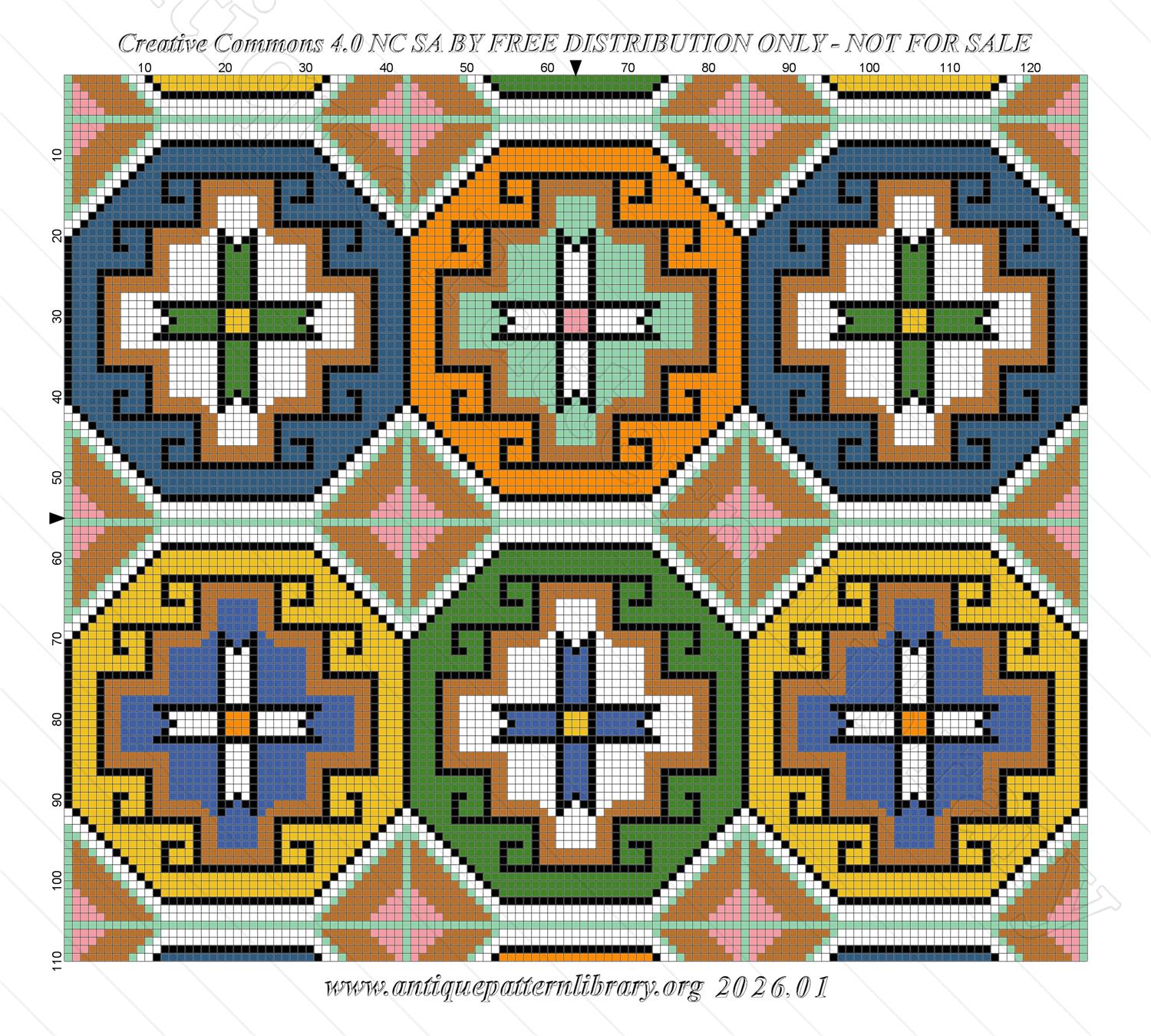 A-MH050 Three embroidery patterns