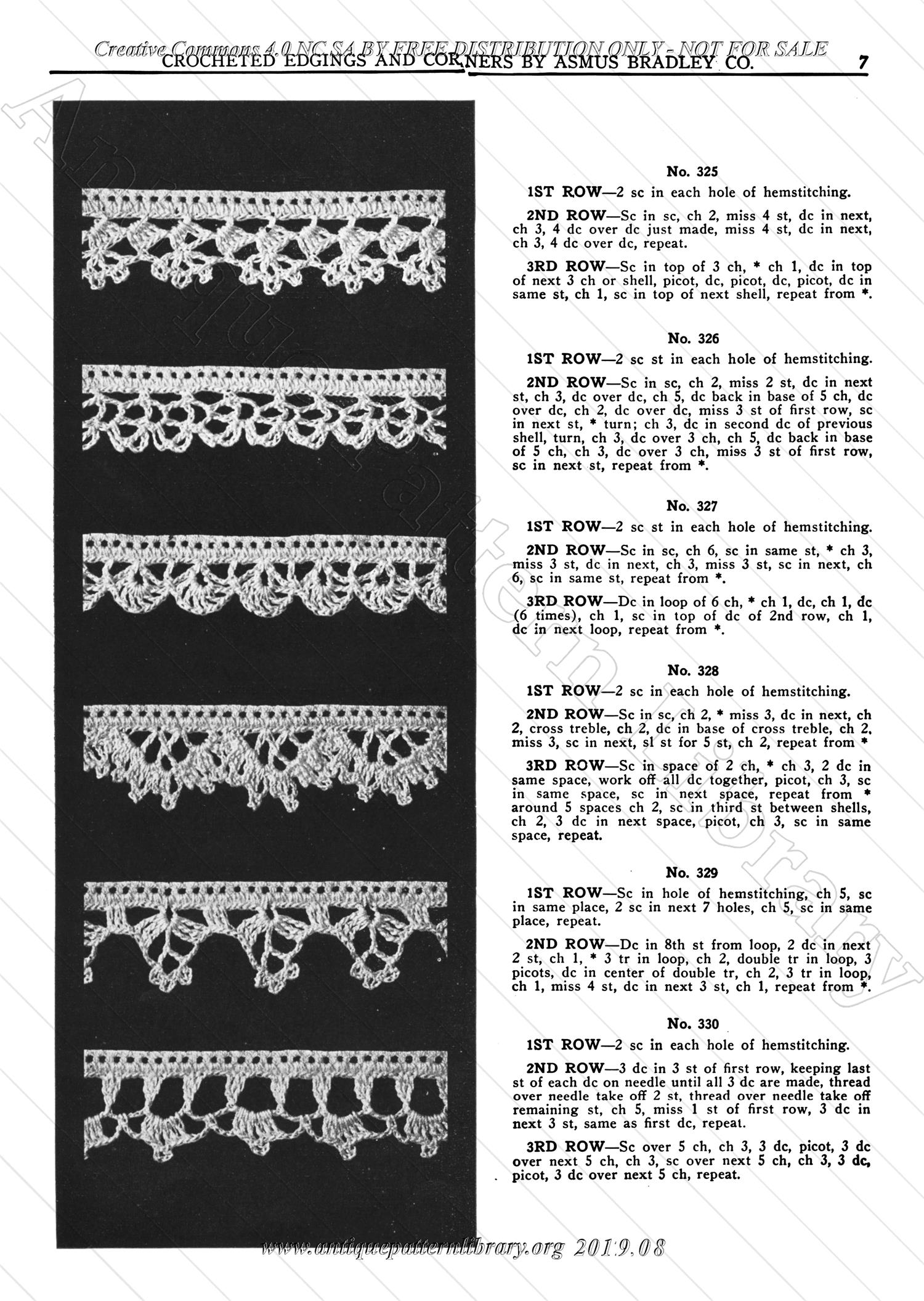 B-JA046 A B C Book of Crocheted Edges and Corners, No. 2