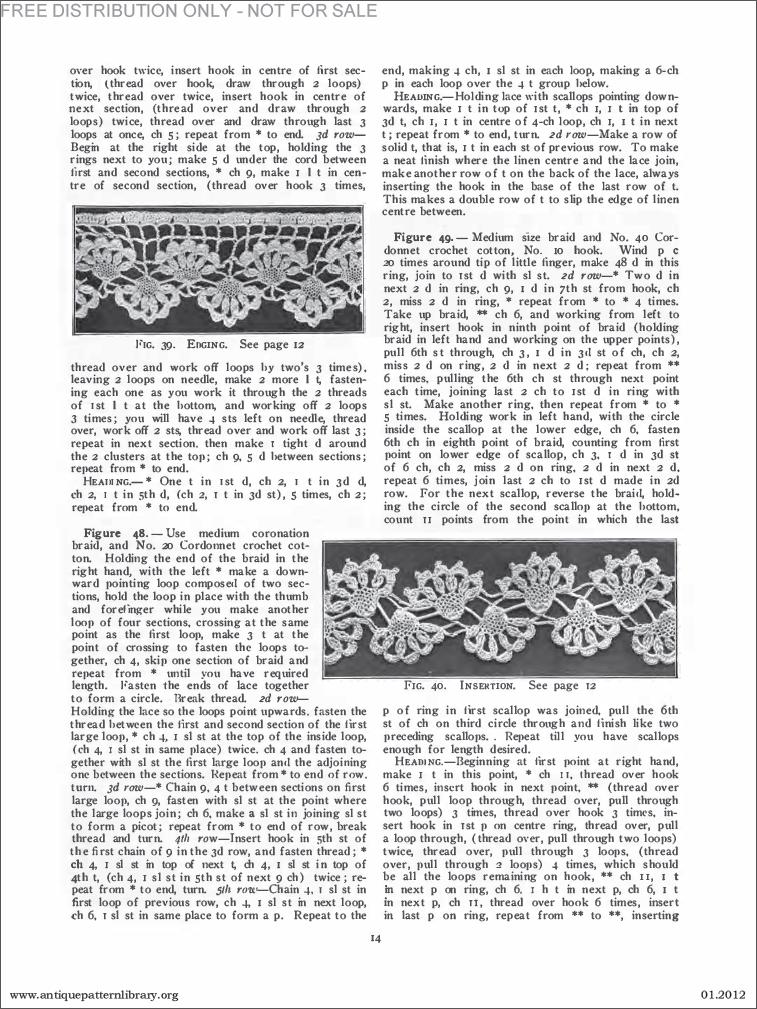 Priscilla Crochet Book Edges and Insertions