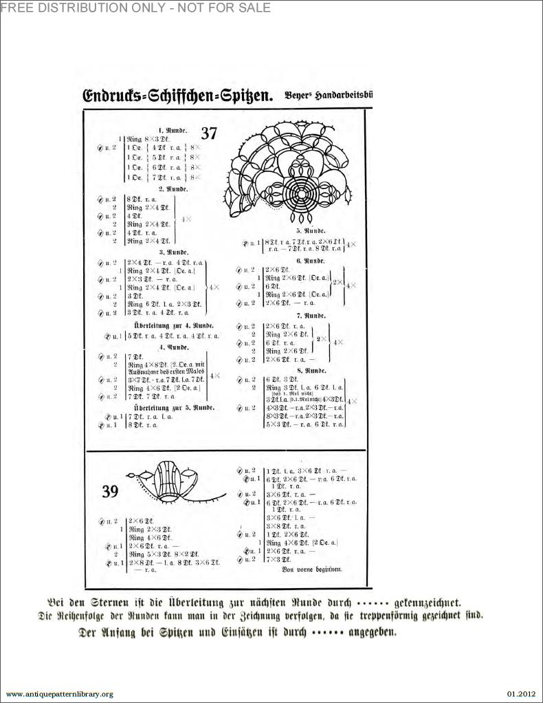 Die Schiffchen-Spitzen