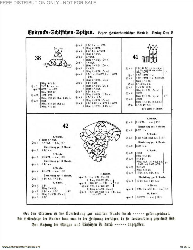 Die Schiffchen-Spitzen