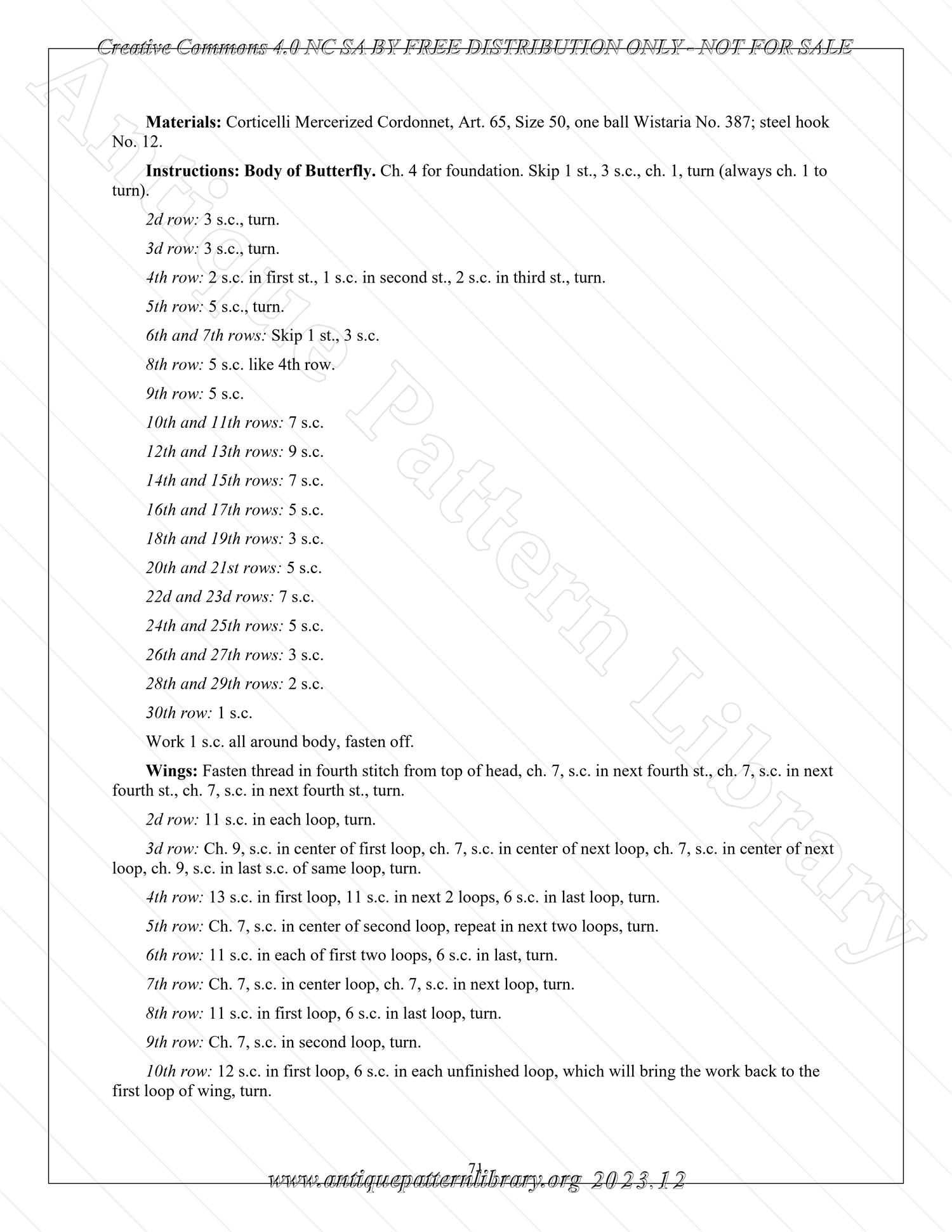 B-PB001 Lessons in Crochet