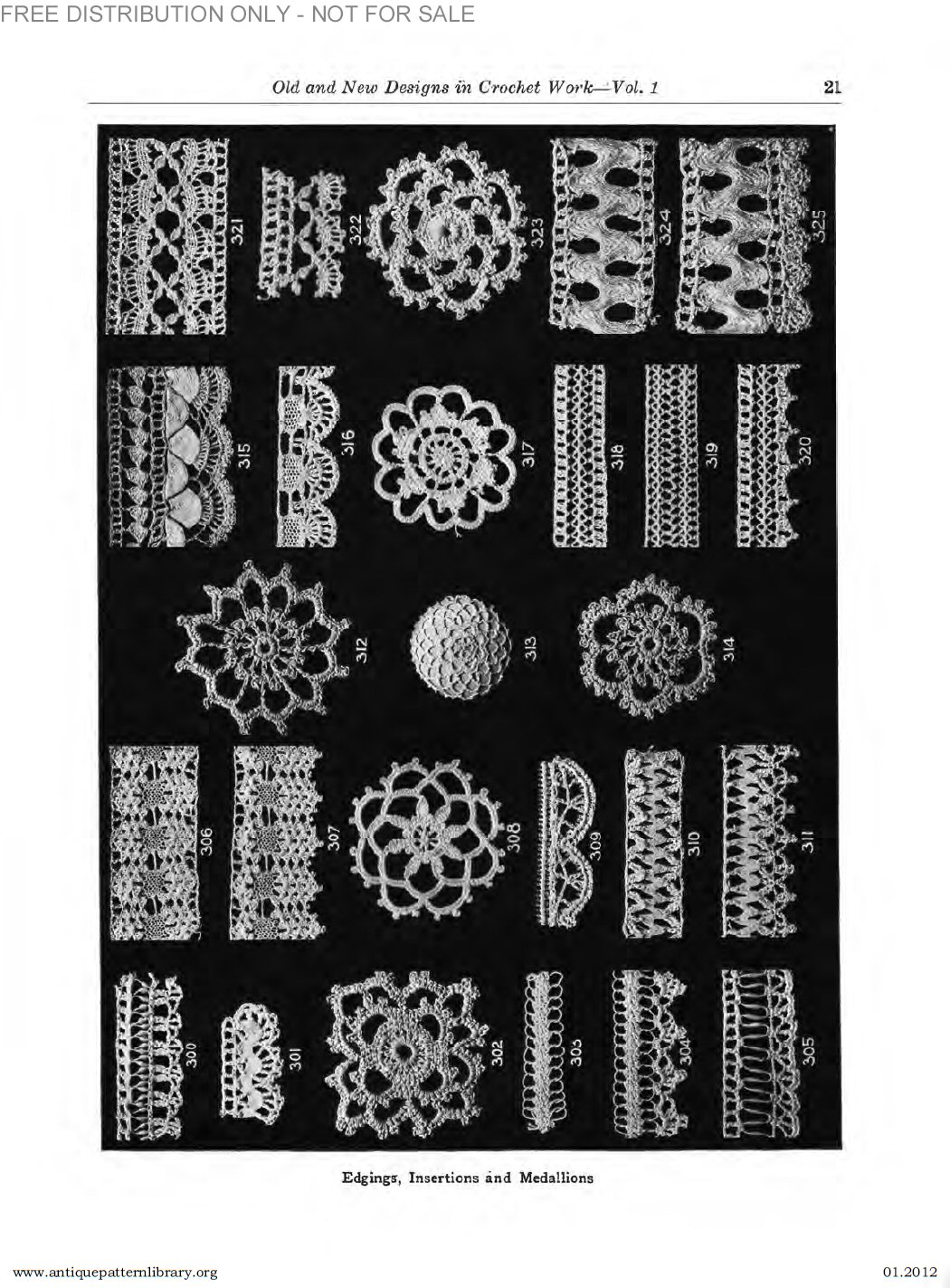 B-SW070 Old and New Designs in Crochet Work, 
