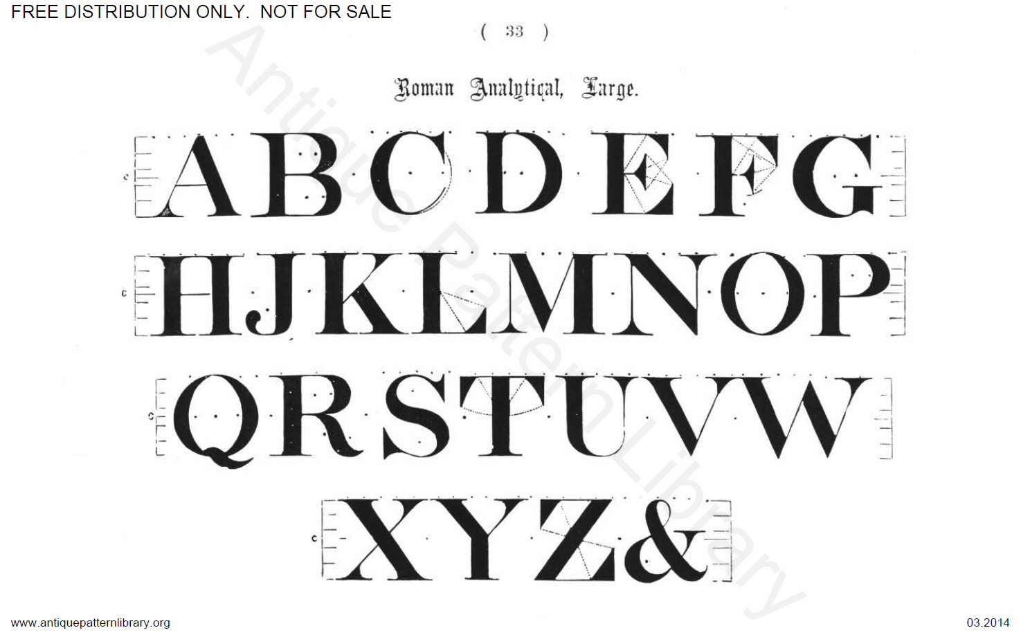 B-YS031 Delamotte, Examples of Modern Alphabets