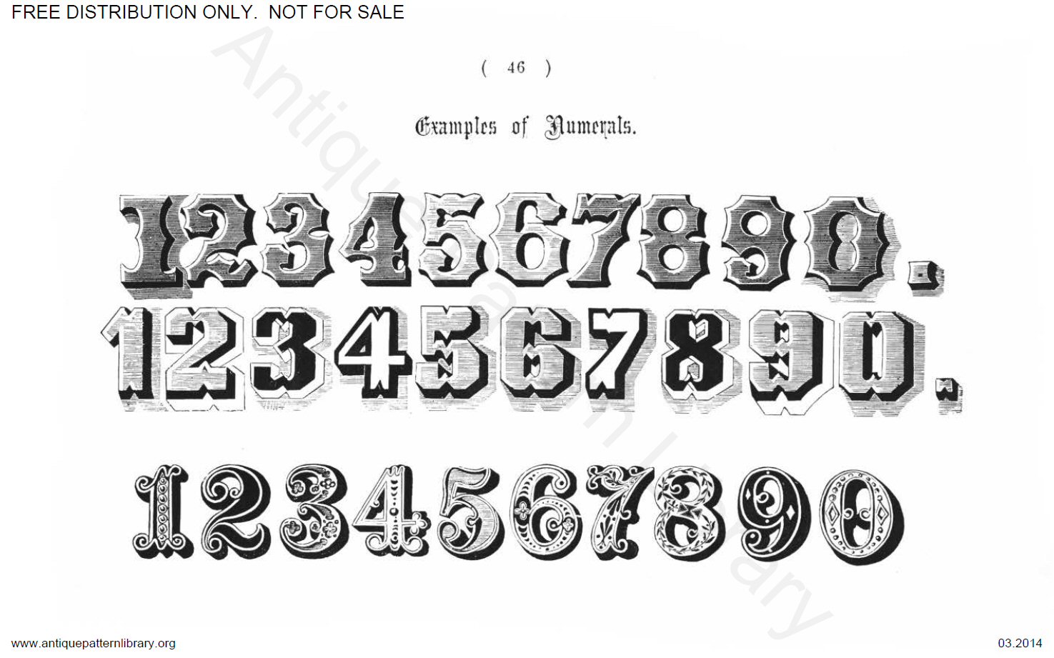 B-YS031 Delamotte, Examples of Modern Alphabets