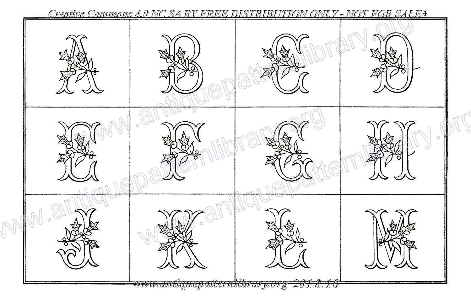 B-YS092 Alphabets Varies