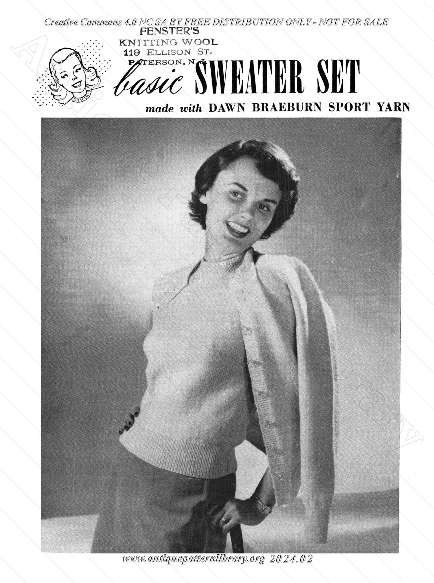 C-LM003 Basic Sweater Set